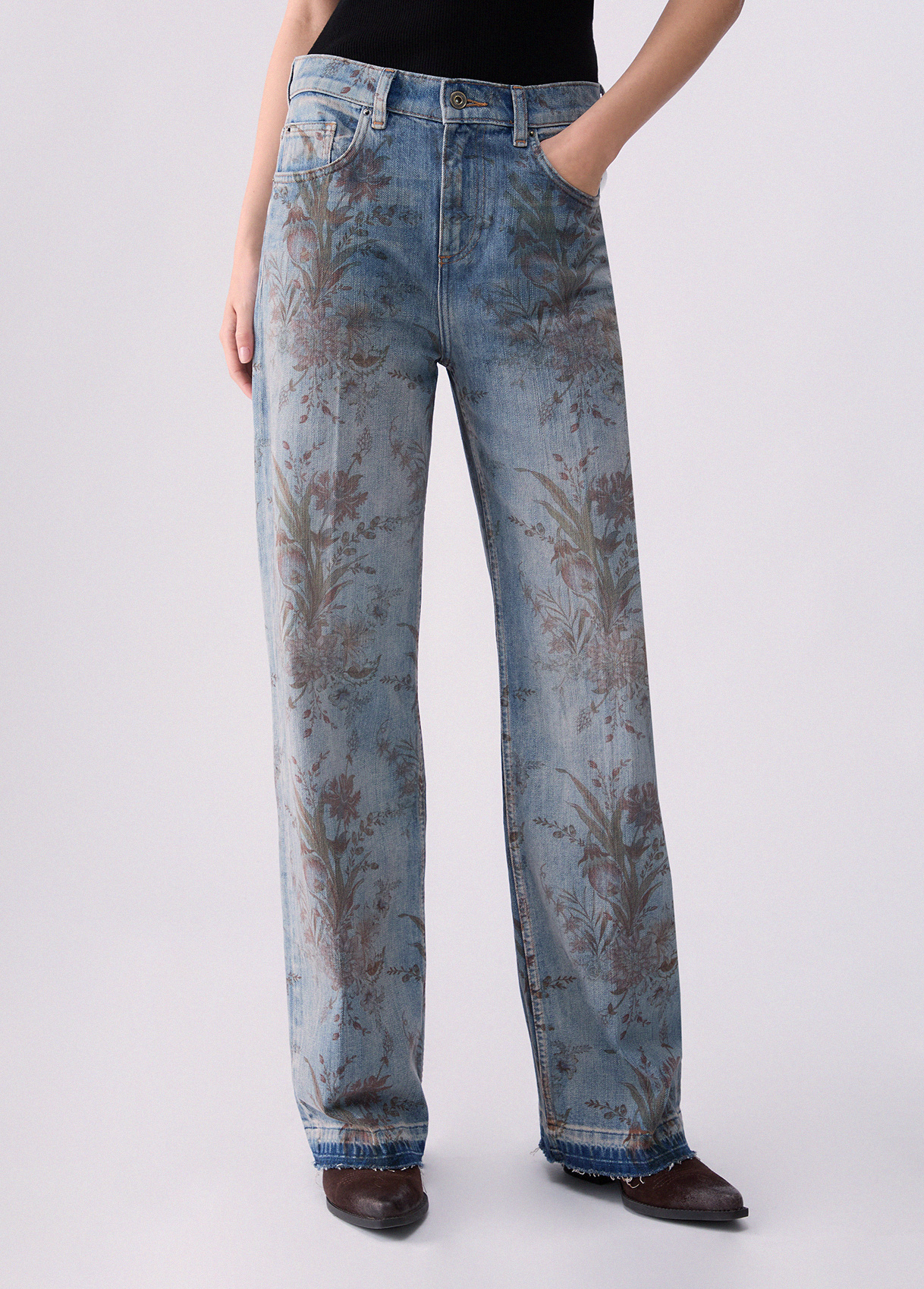 Liu Jo Jeans Taille Haute Avec Imprimé