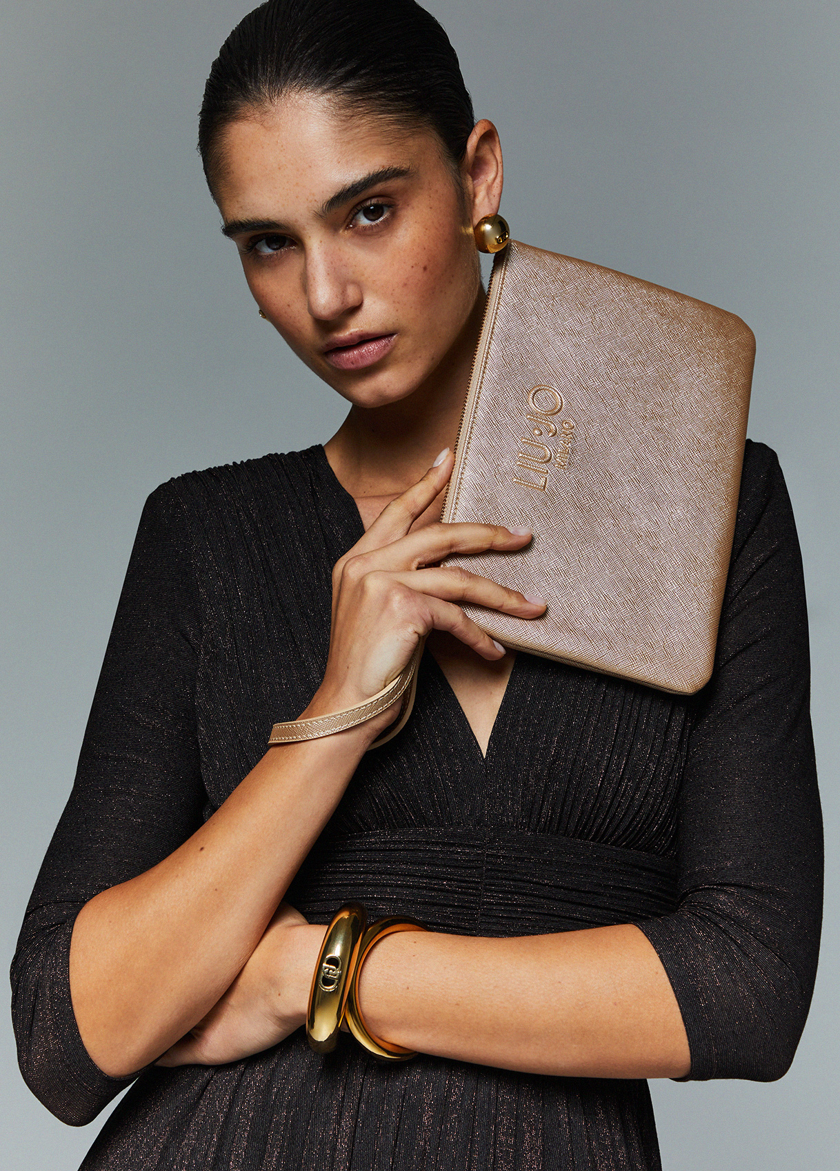 Liu Jo Medium Clutch Bag With Logo