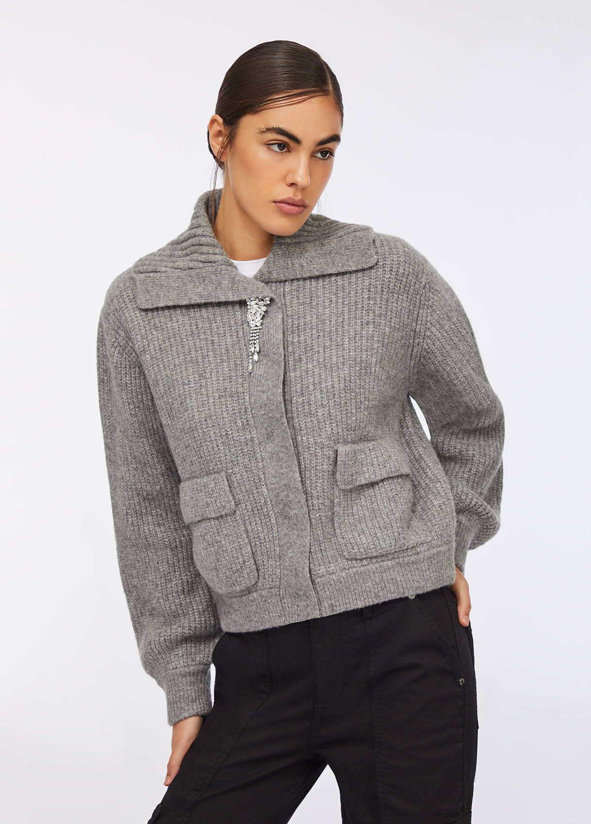 Liu Jo Cardigan En Laine Mélangée