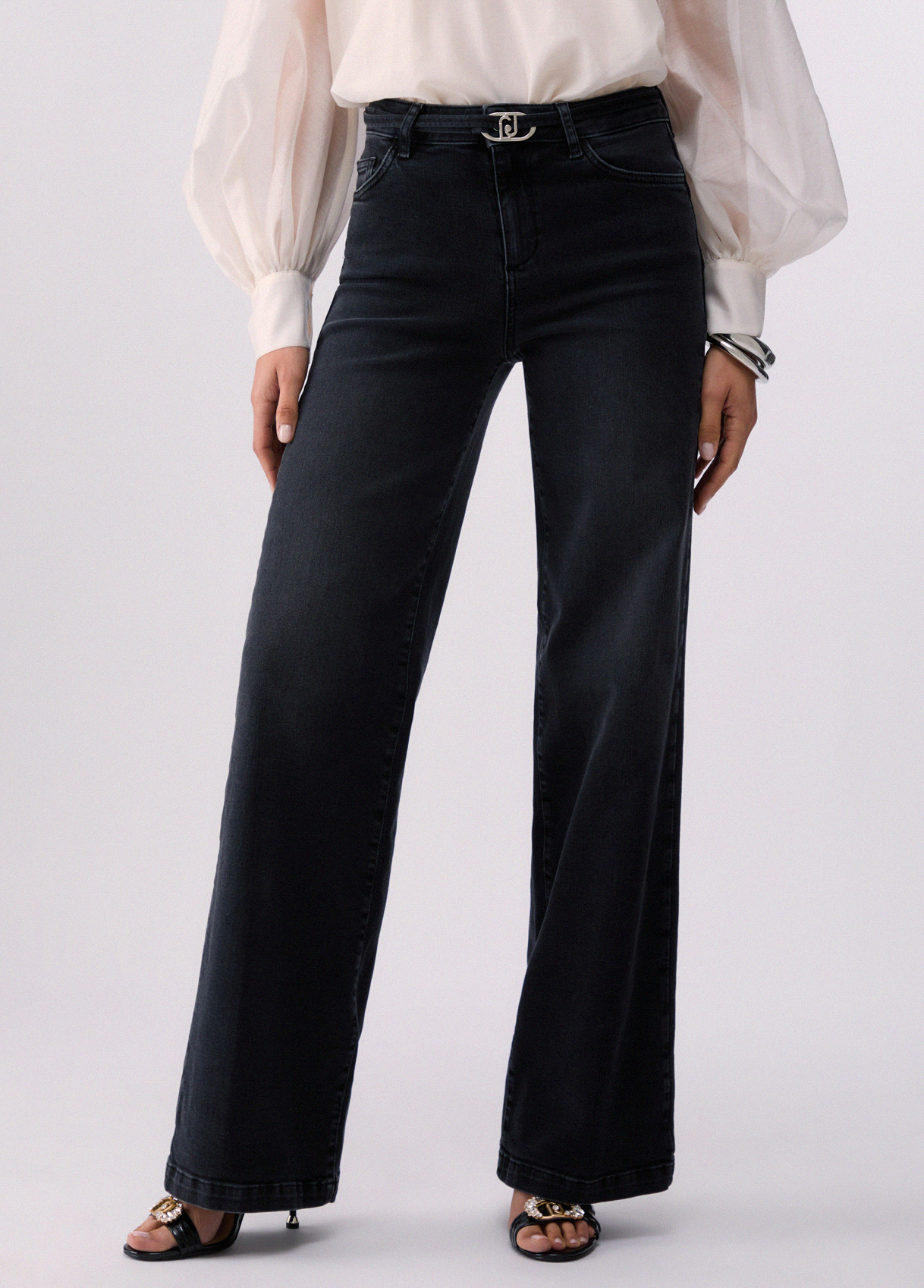 Liu Jo Jean Évasé À Taille Haute