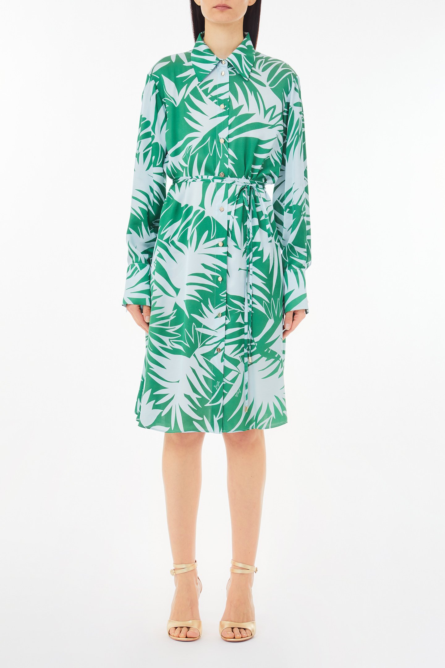 Liu Jo Donna Verde Abito Chemisier