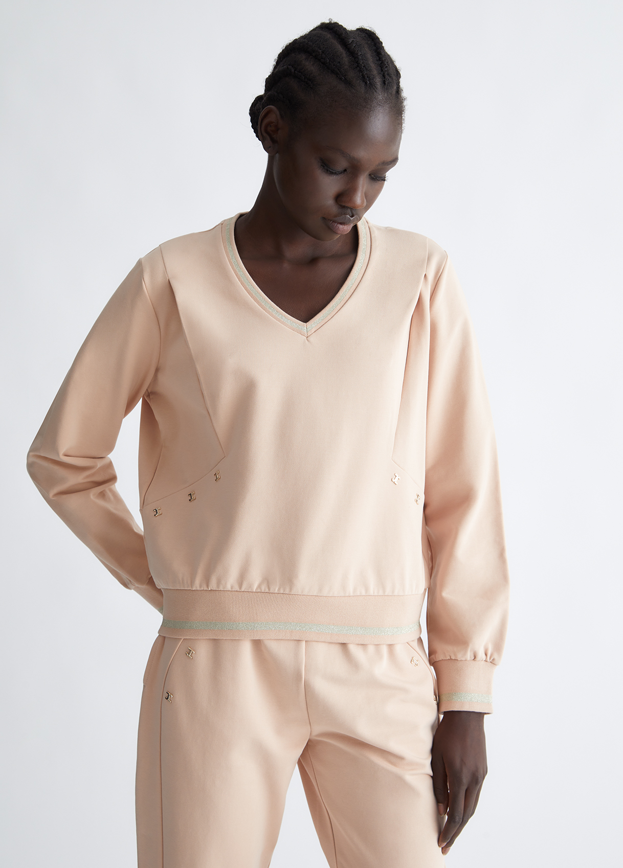 Liujo Cardigan En Molleton De Coton Écoconçu