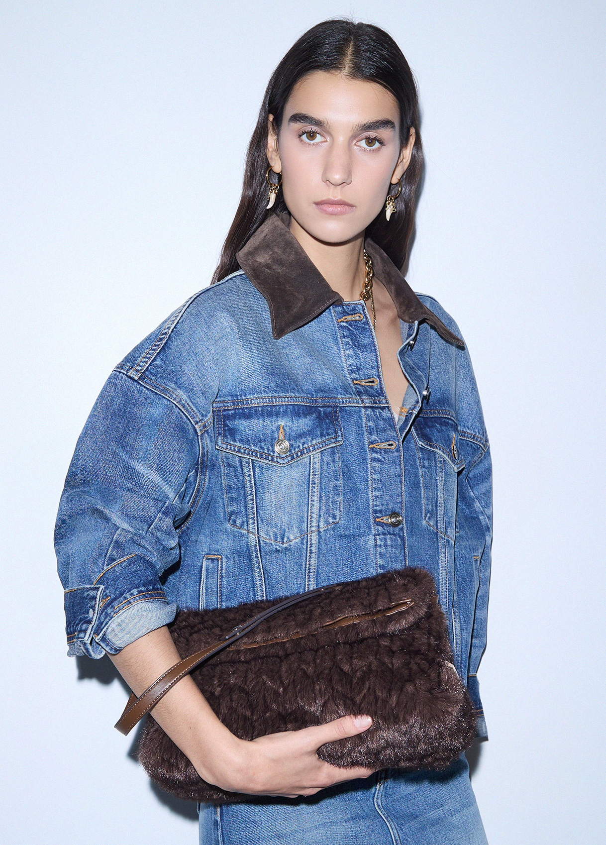 Liu Jo Riccy Bag In Faux Fur