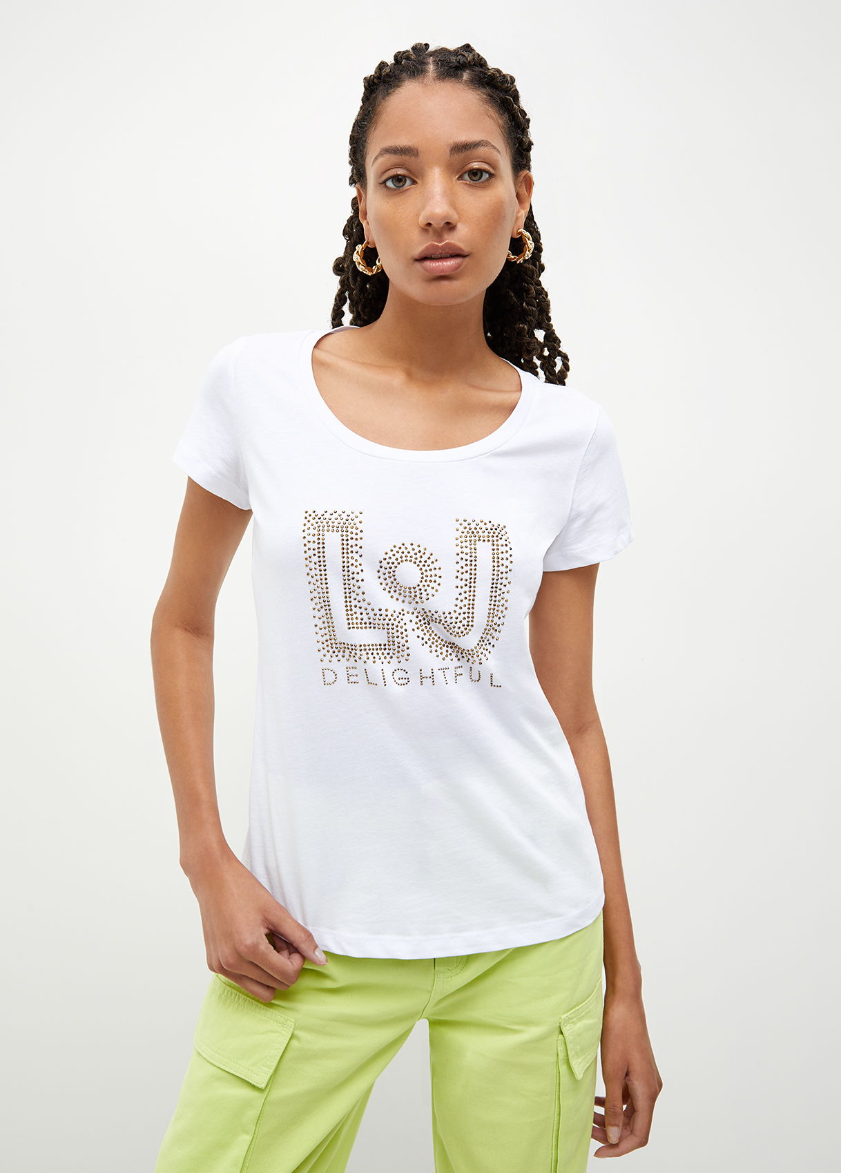 Liujo T-shirt Écoconçu Avec Strass