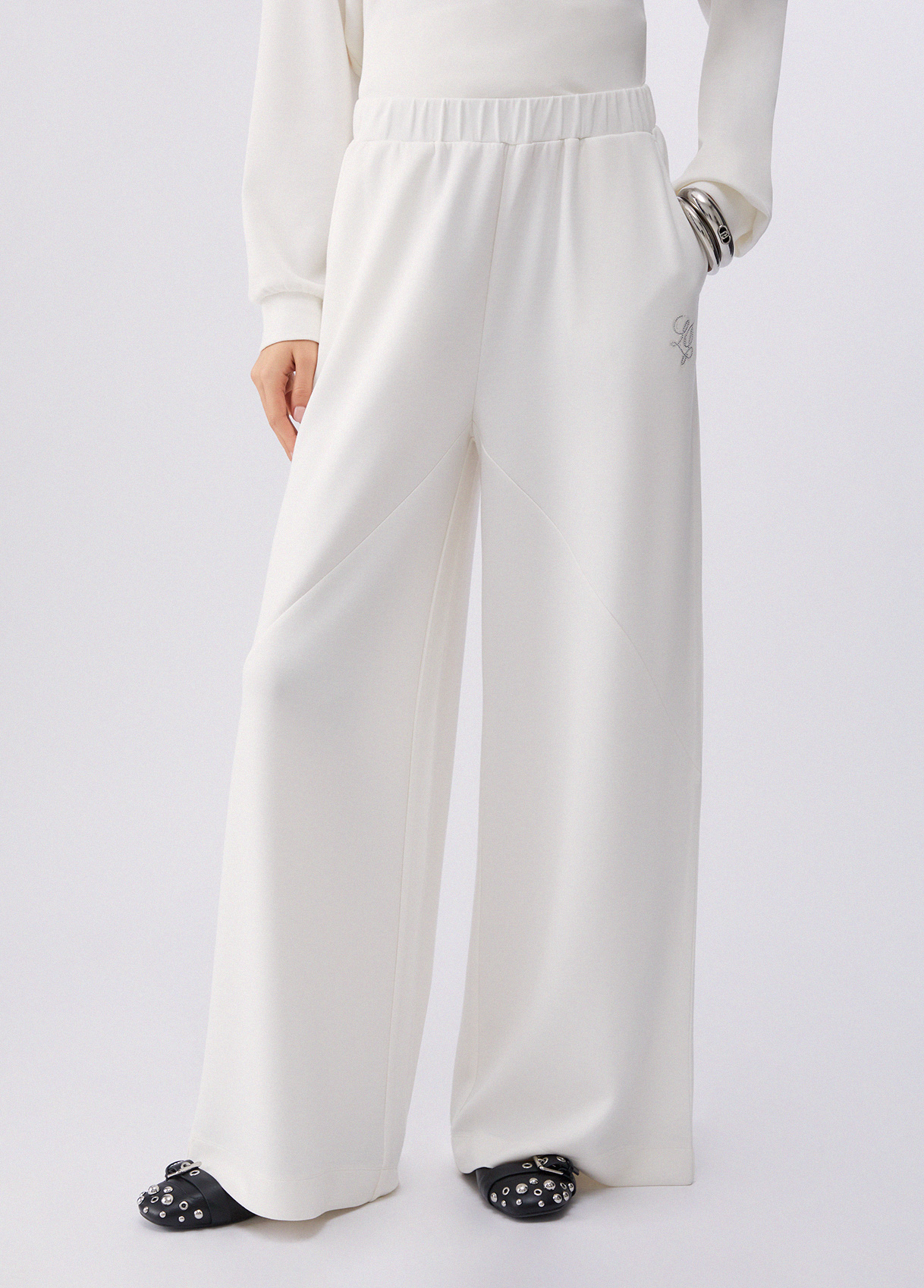 Liu Jo Flared Scuba Trousers
