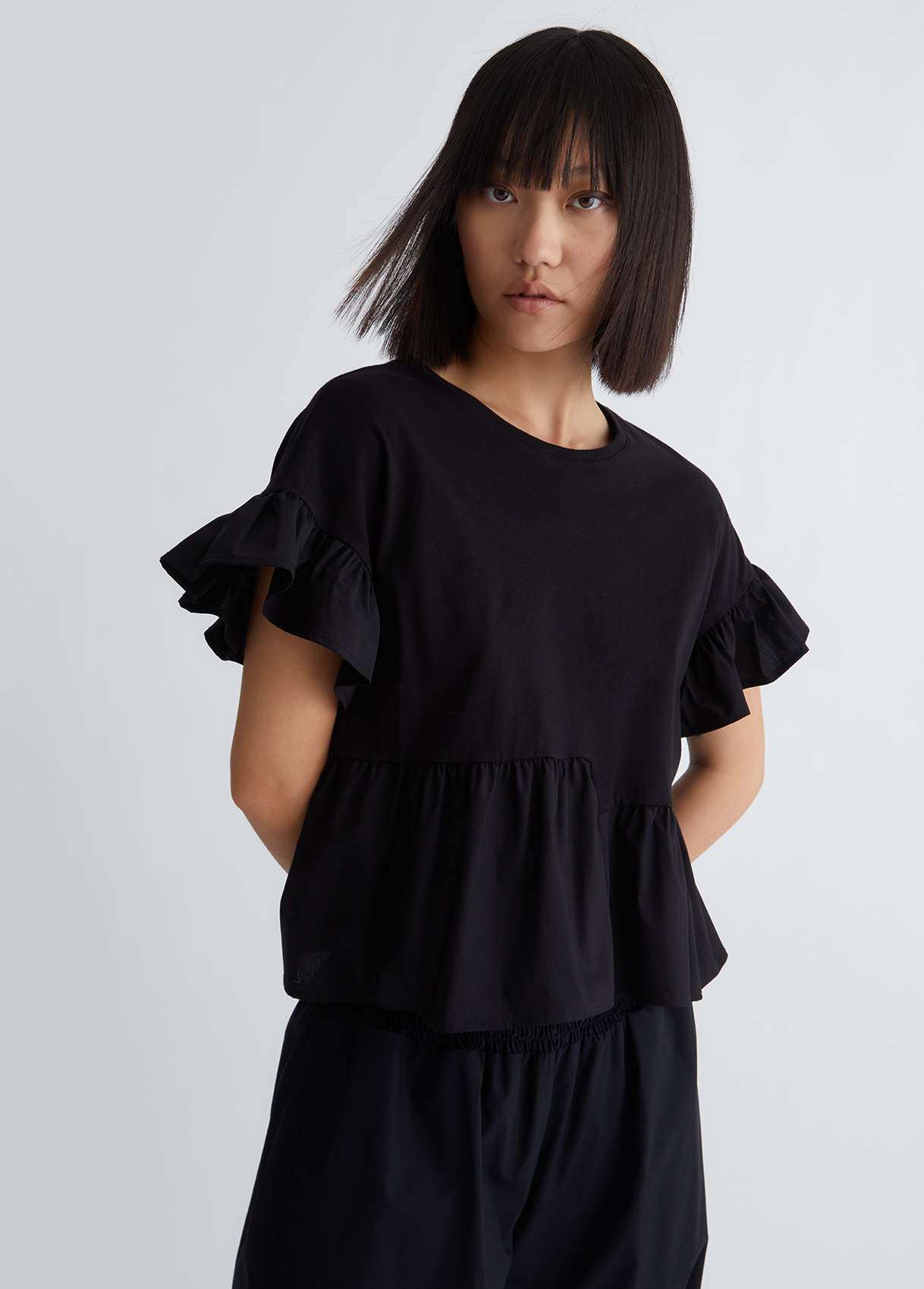 Liujo T-shirt Avec Volants