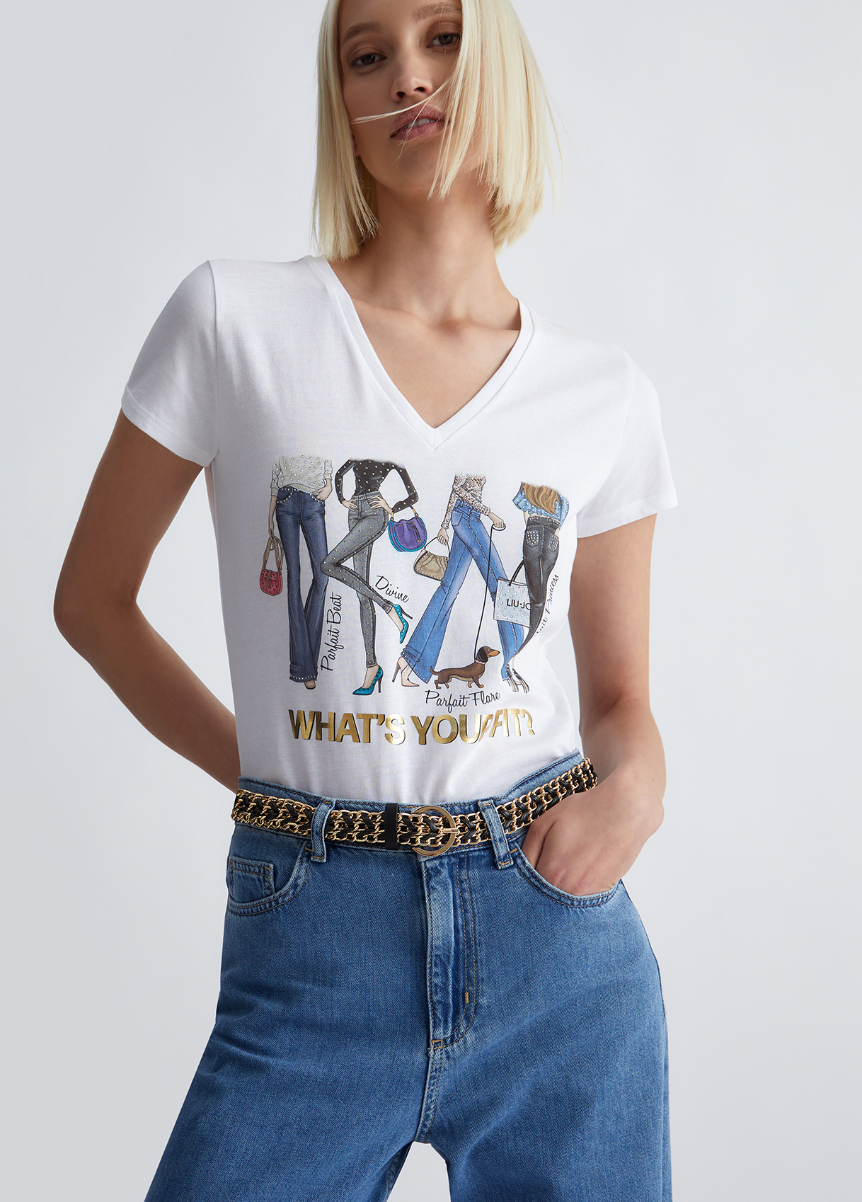 Liujo Ceinture Ornée De Pierres