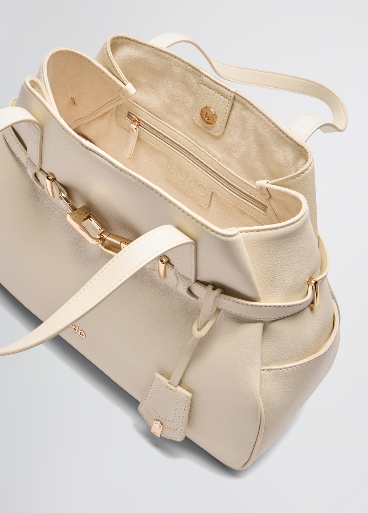 トートバッグ LIU JO Woman Tote bags Cream AA5197E0538 X0459 Large tote bag colour cream | Liu Jo