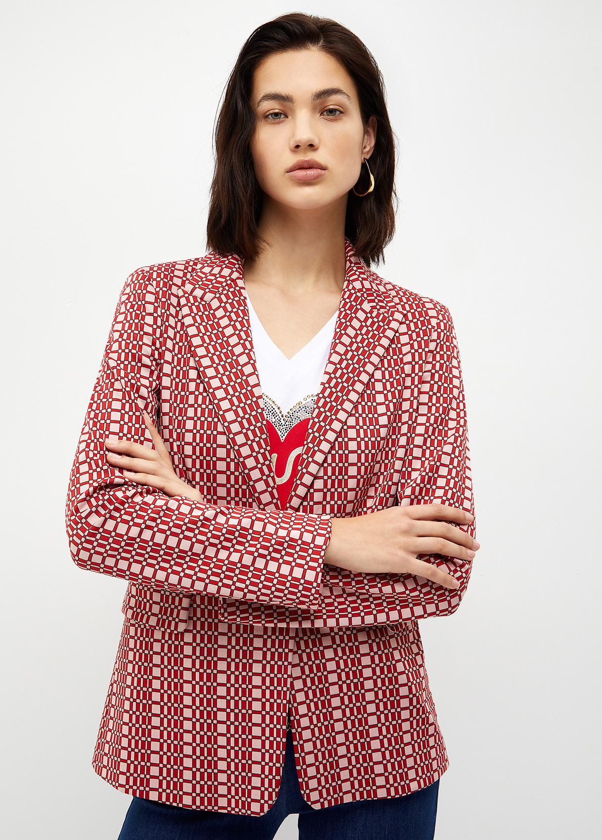 Liujo Blazer Avec Motif Optical