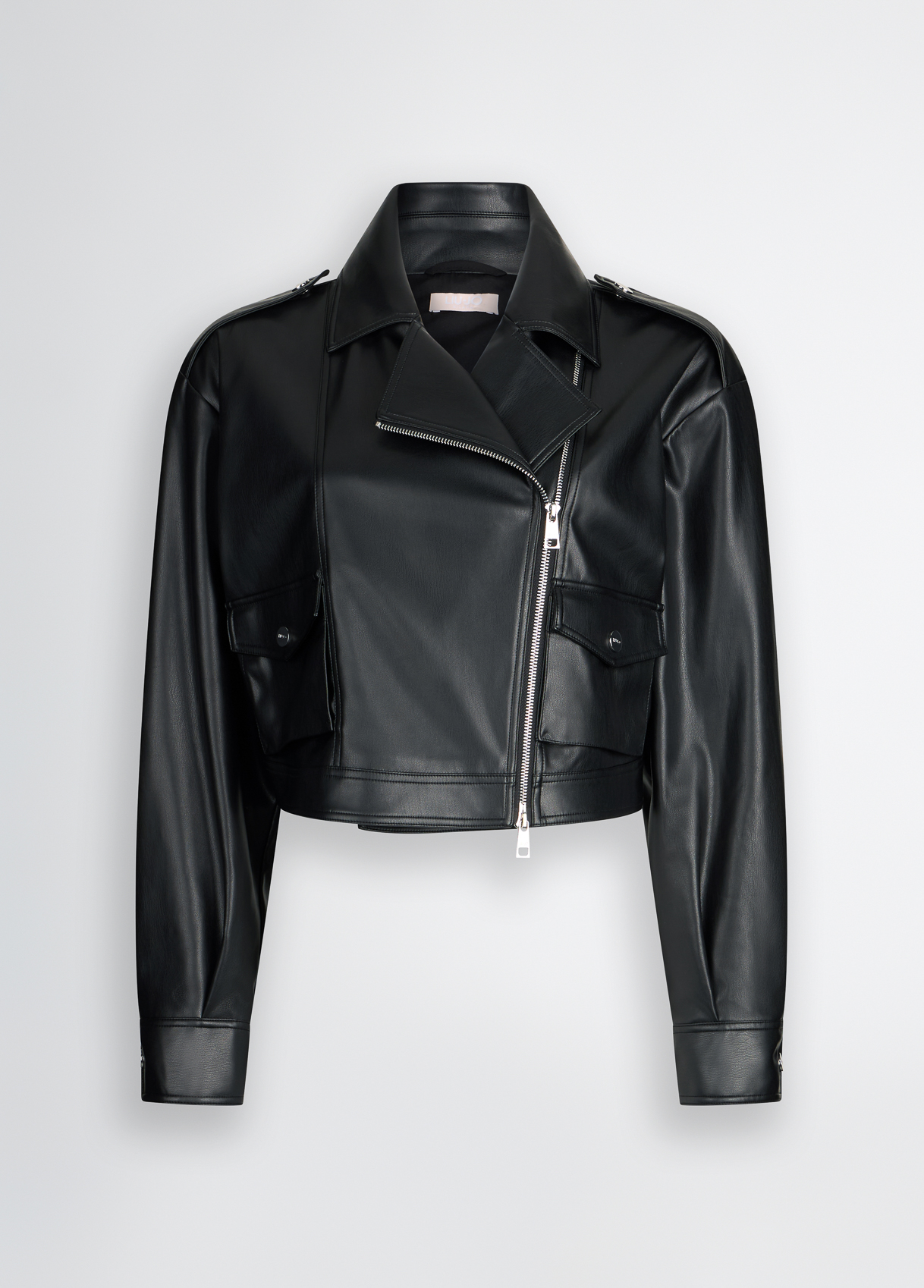 ジャケット LIU JO CROPPED JACKET Cropped biker jacket colour black | Liu Jo