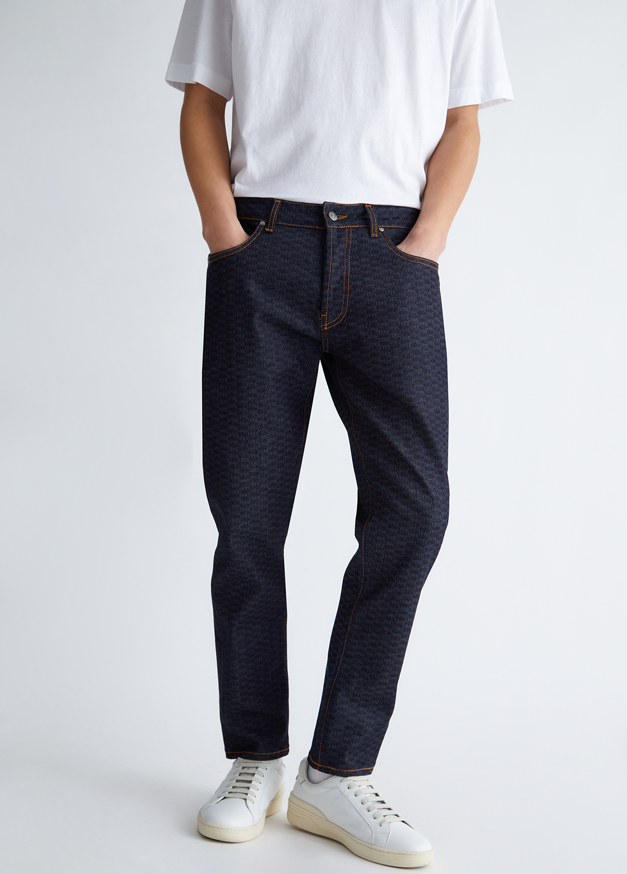 Liujo Jean Pour Homme Coupe Fuselée