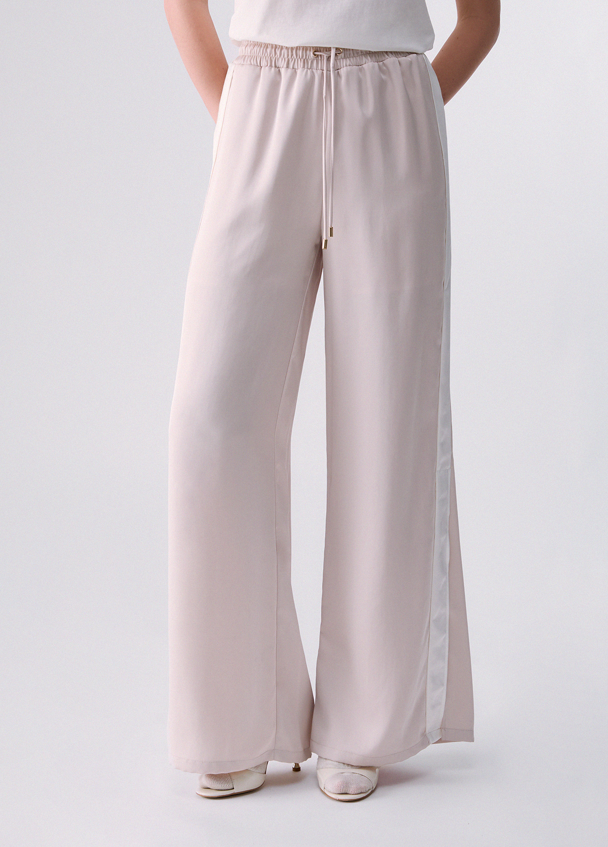 Liu Jo Satin Flare Trousers