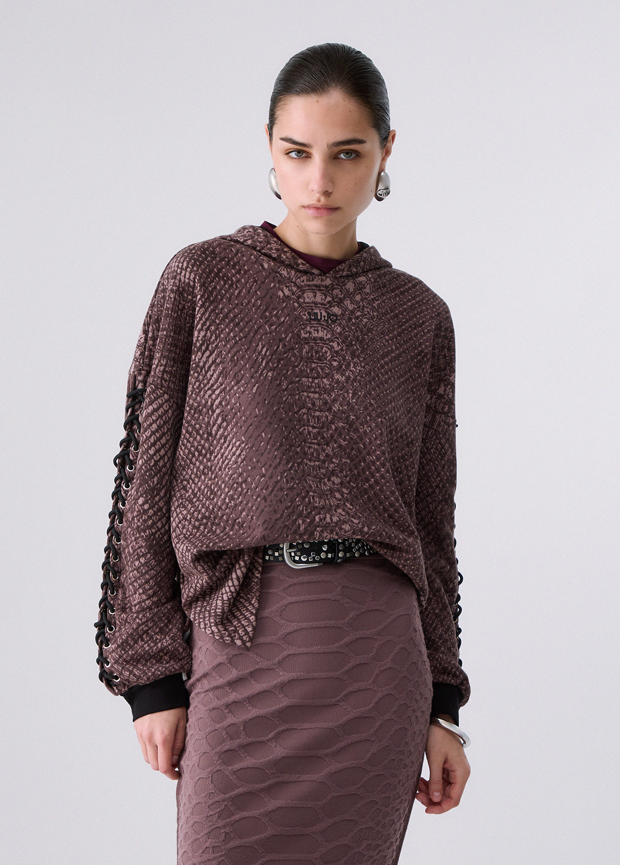 Liu Jo Sweatshirt With Animal Print