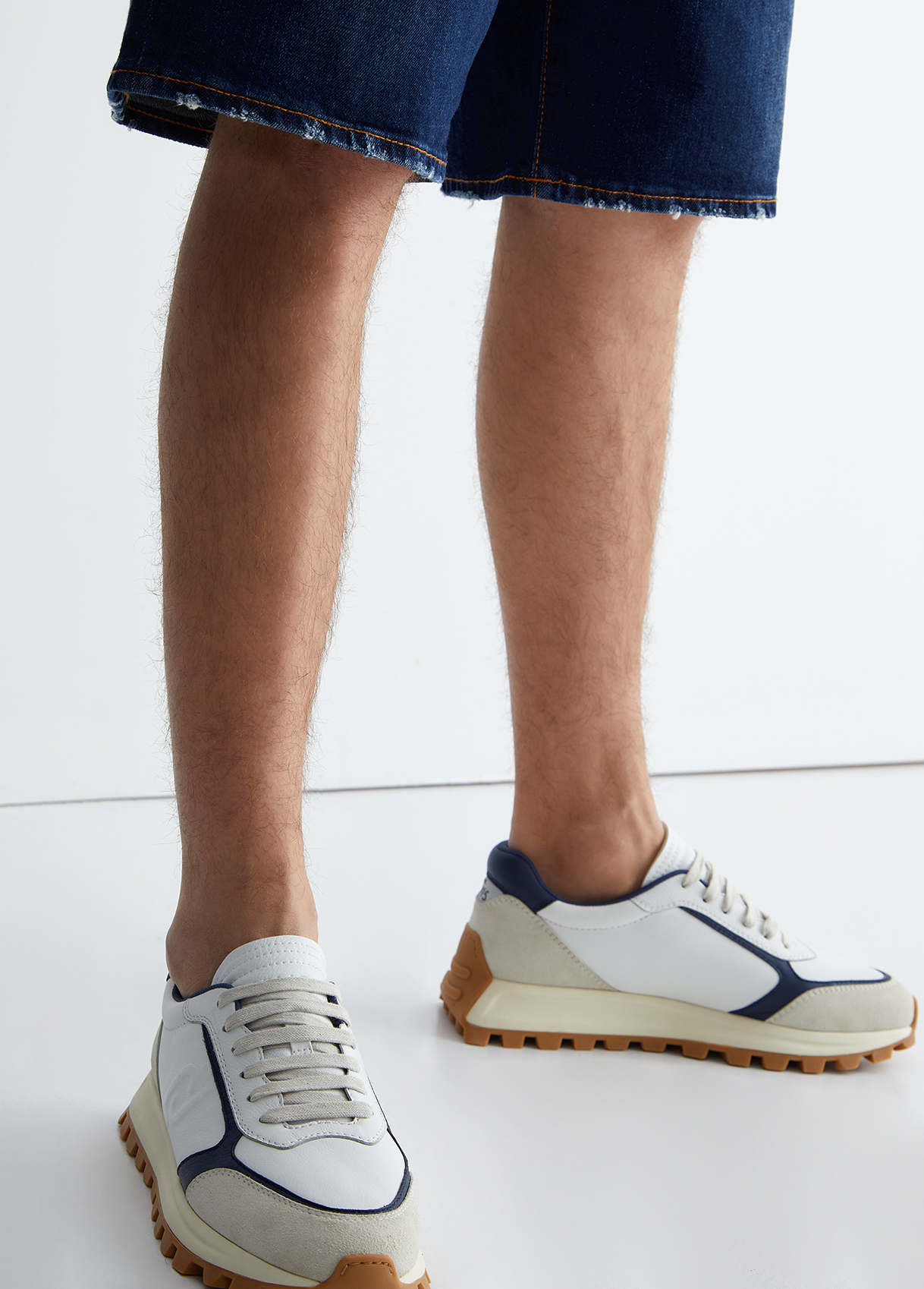 Liujo Sneakers En Cuir Et Daim