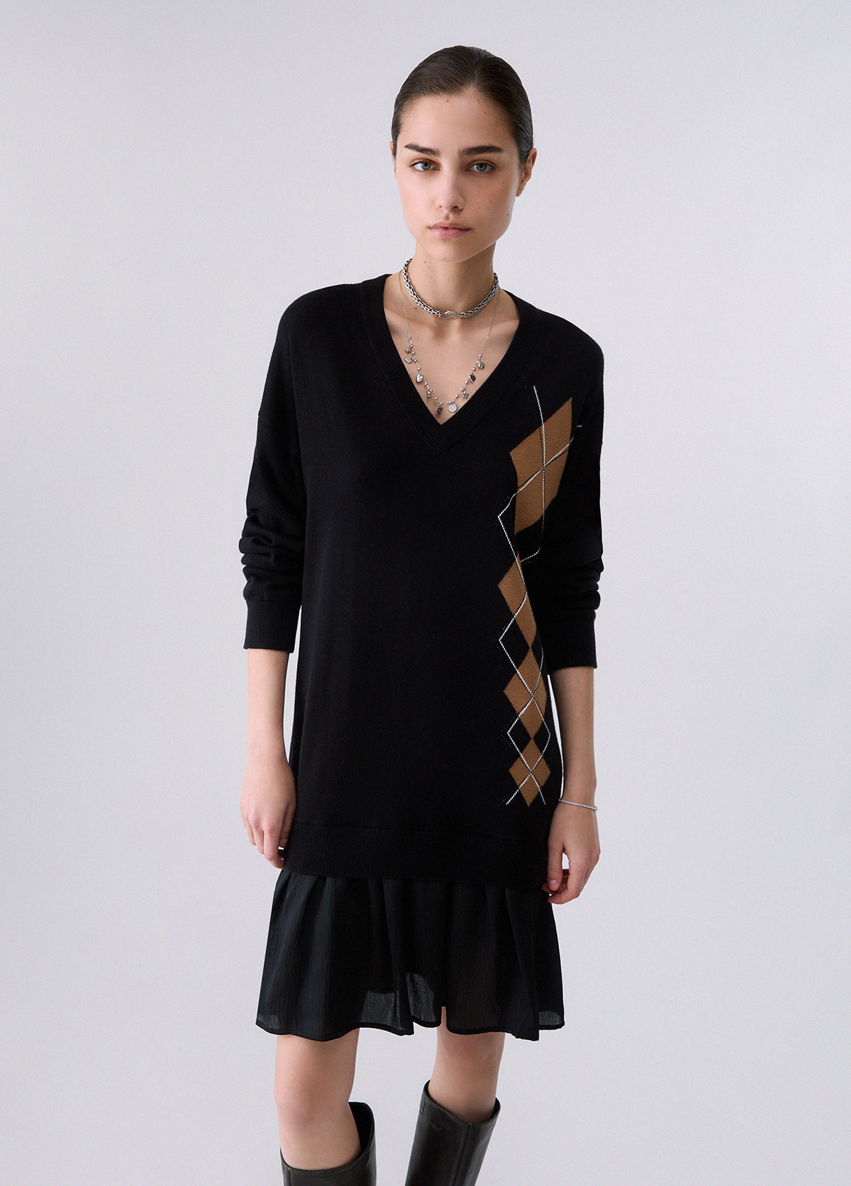 Liu Jo Robe Courte En Maille Liu Jo Robe Courte En Maille