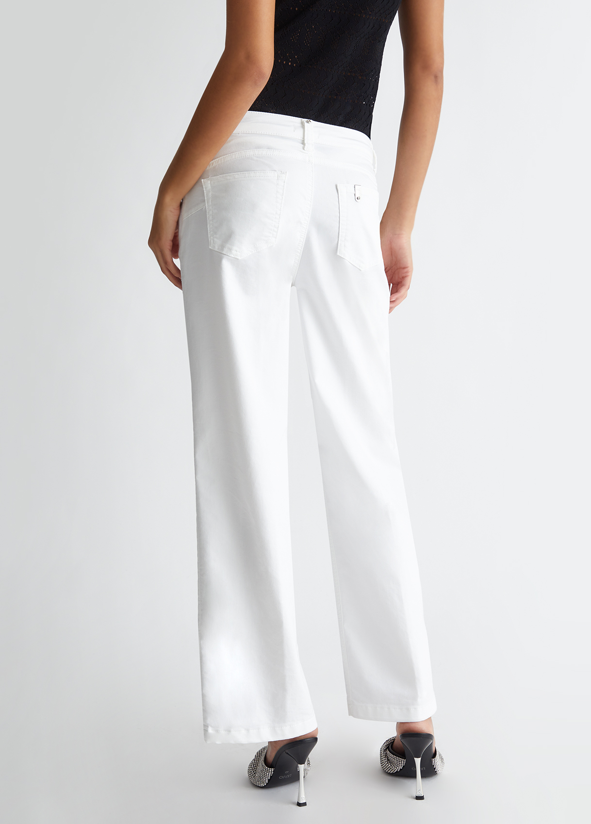 Ausgestellte Cropped-Hose Farbe Weiß | Liu Jo 