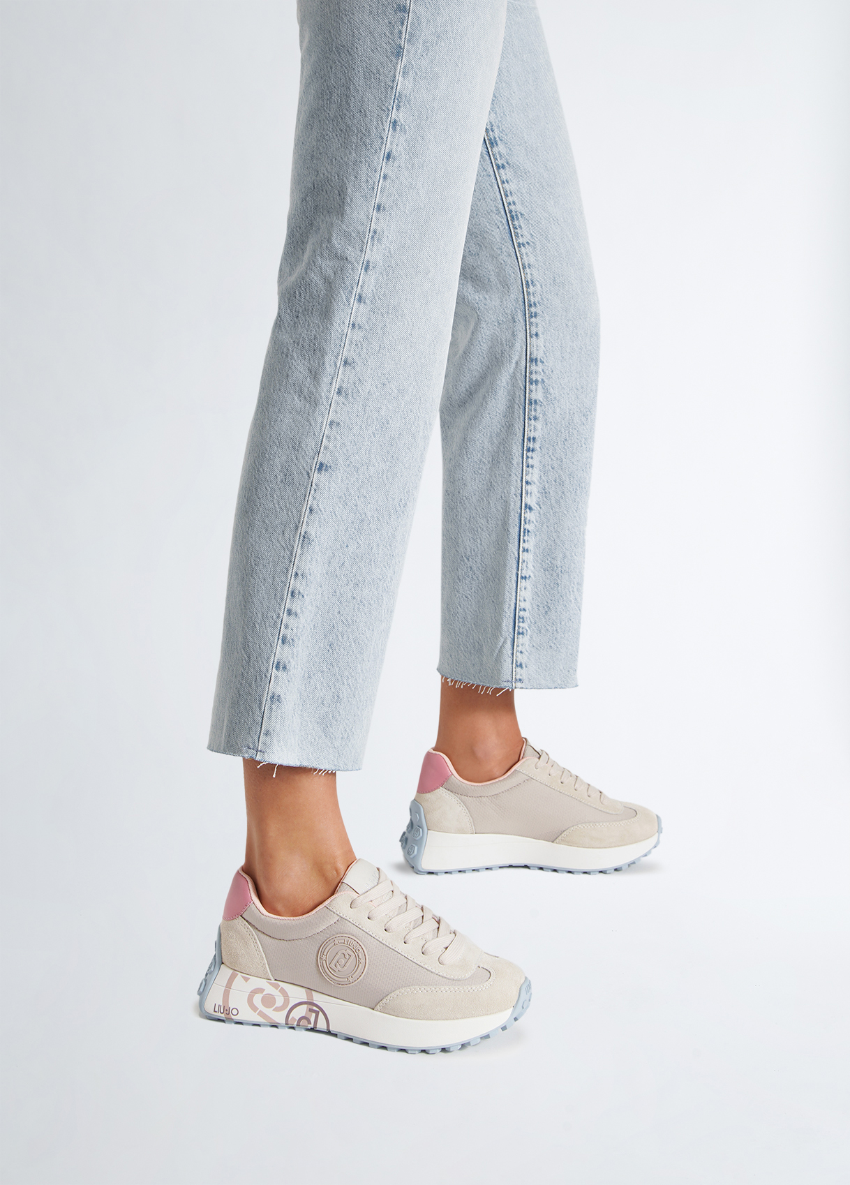 Liujo Sneakers En Daim Et Mesh