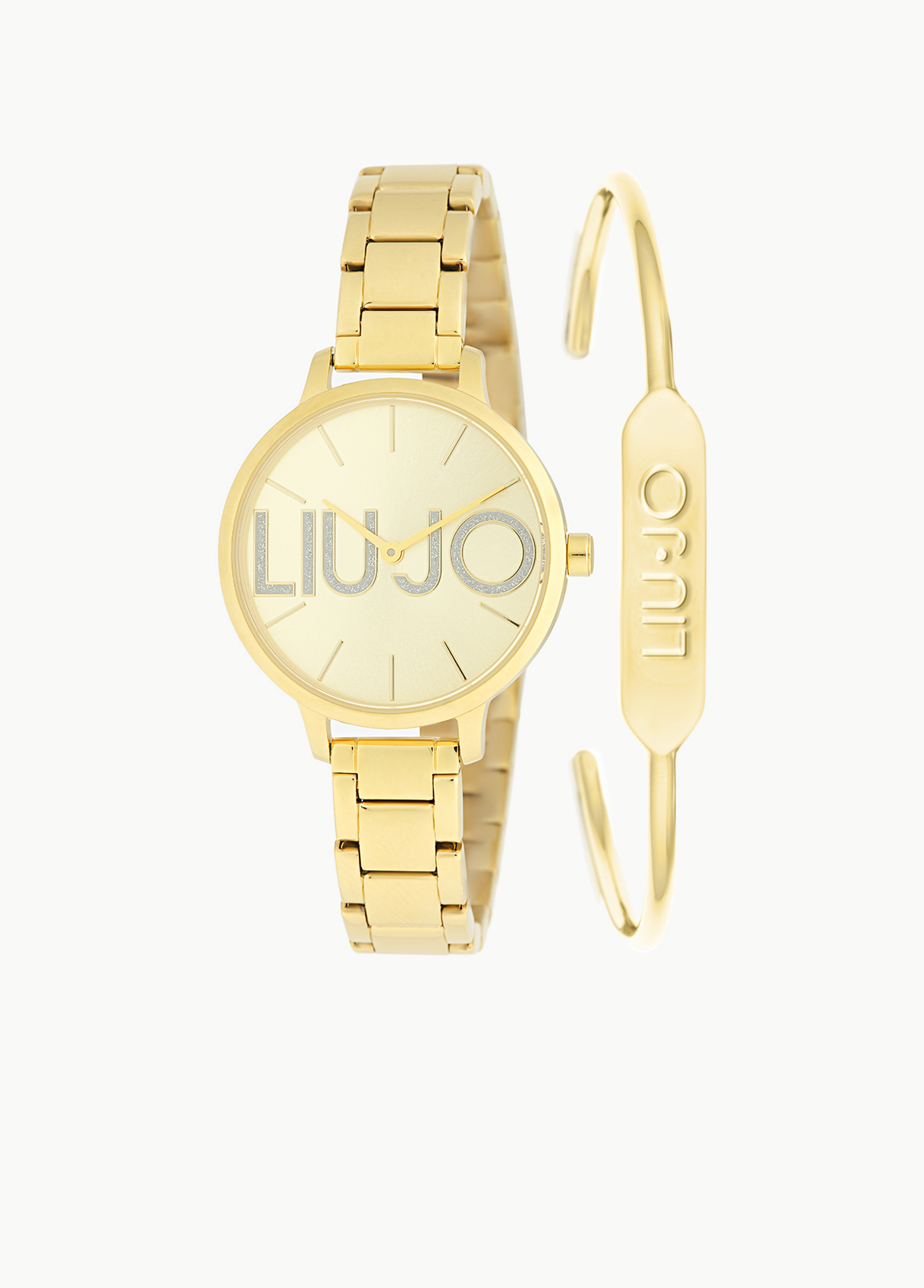 Liujo Parure Montre En Acier Et Bracelet