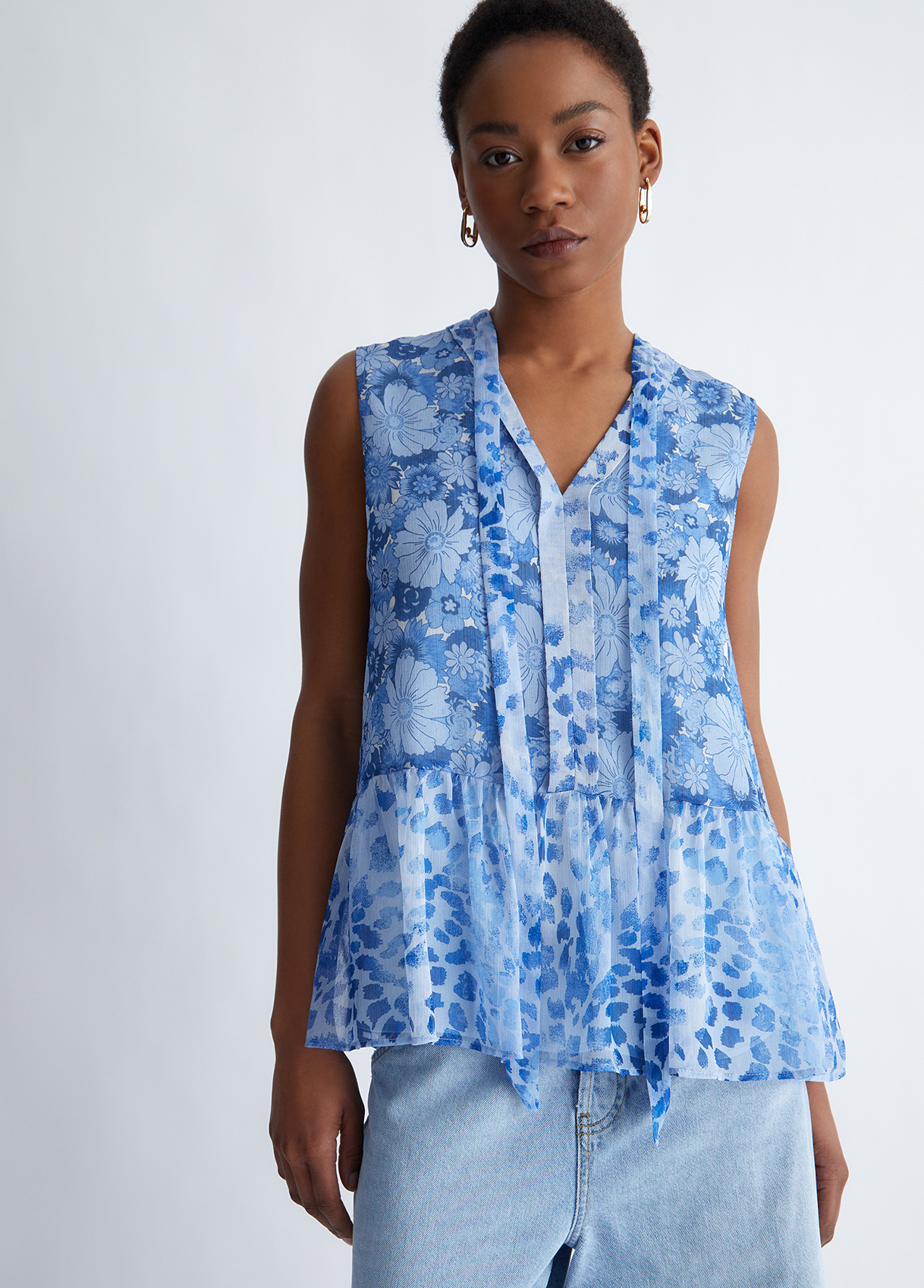 Liujo Top À Fleurs