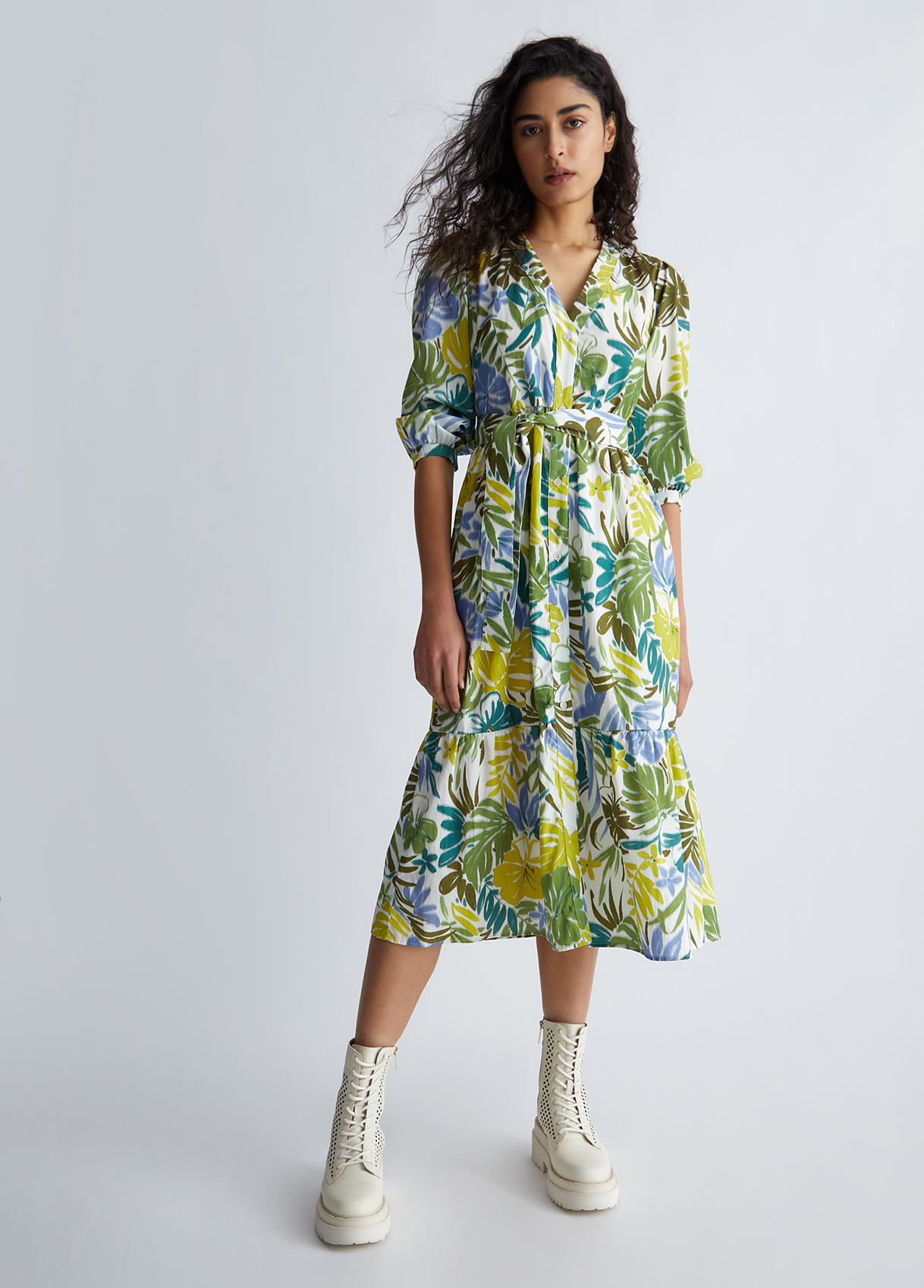 Liujo Robe À Fleurs Écoconçue