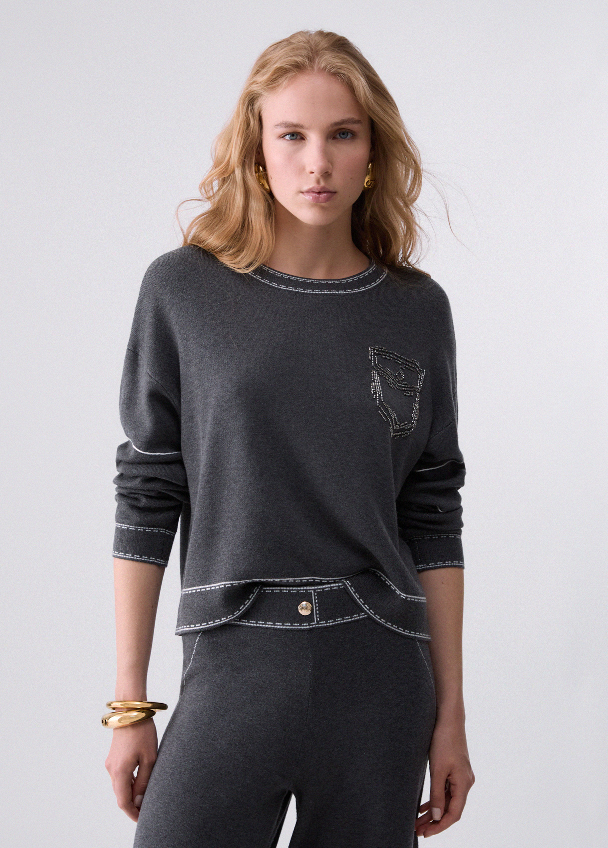 Liu Jo Sweater With Stitching