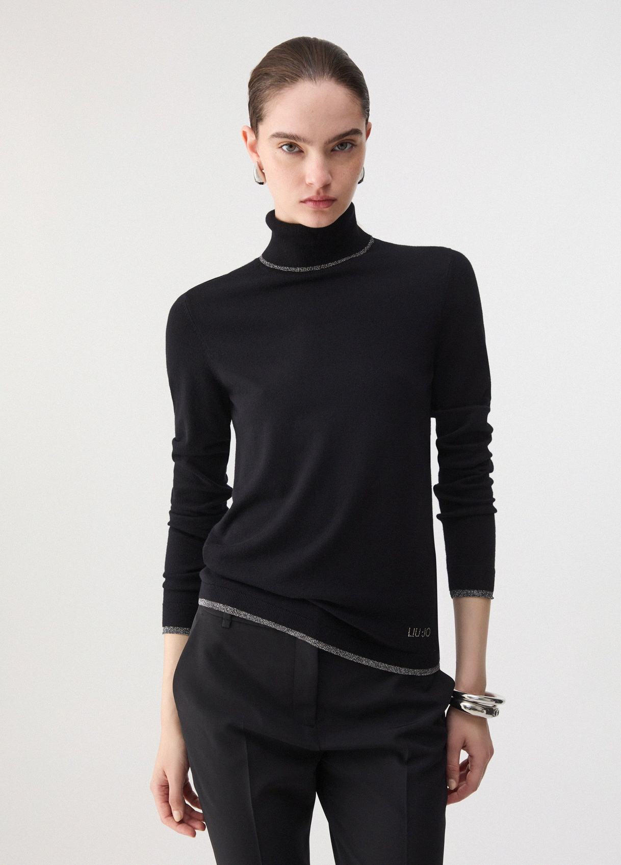Liu Jo Pull Col Roulé Avec Profili Lurex®