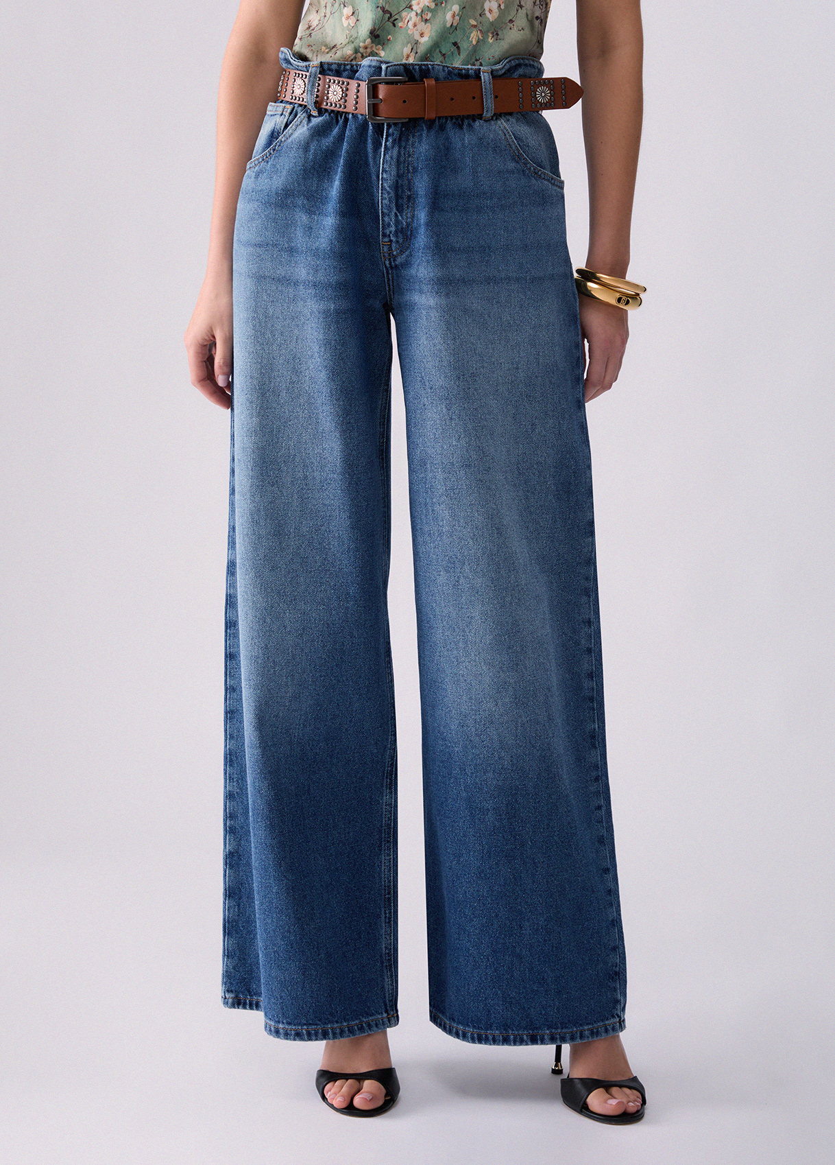 Liu Jo Flare Jeans With Belt