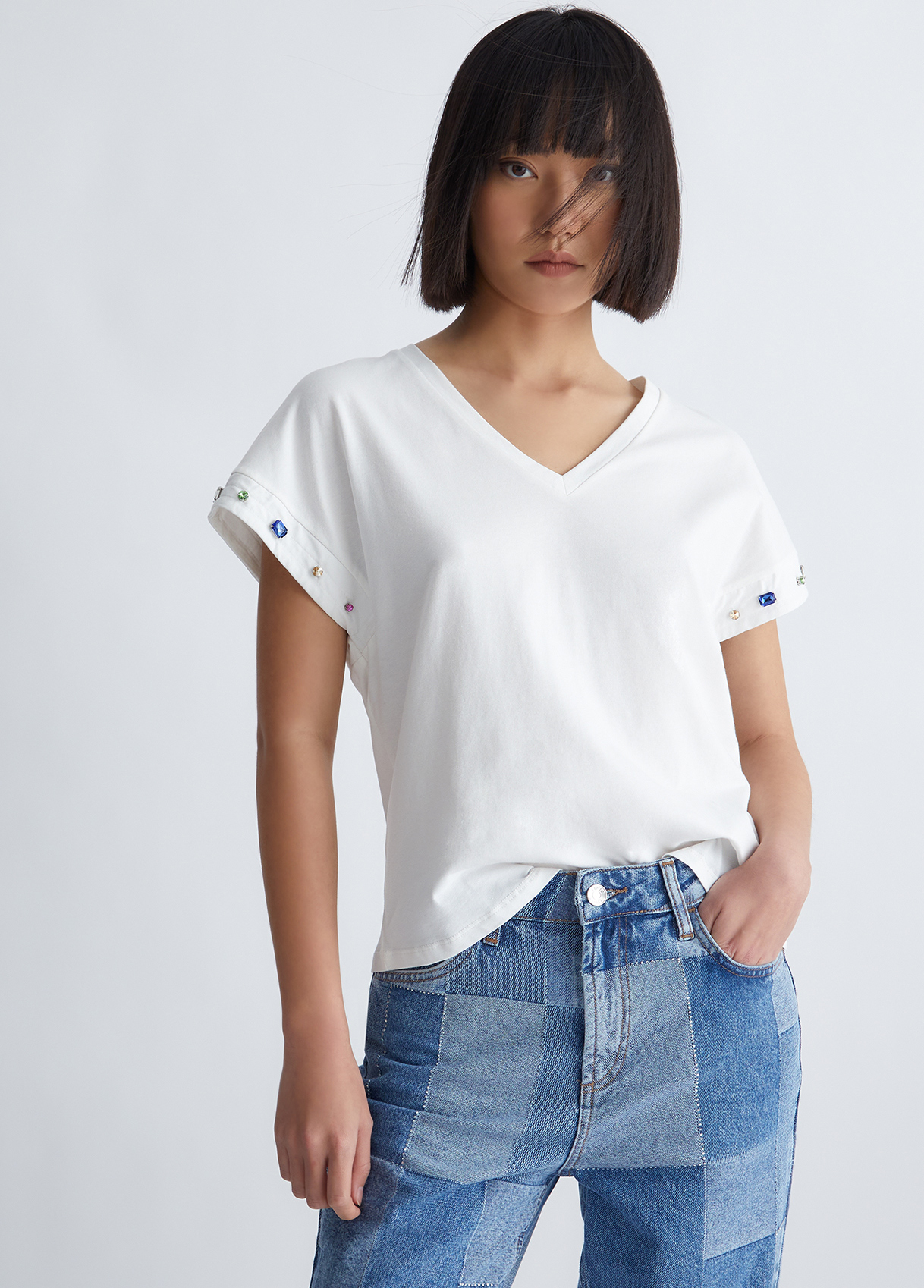 Liujo T-shirt Avec Strass