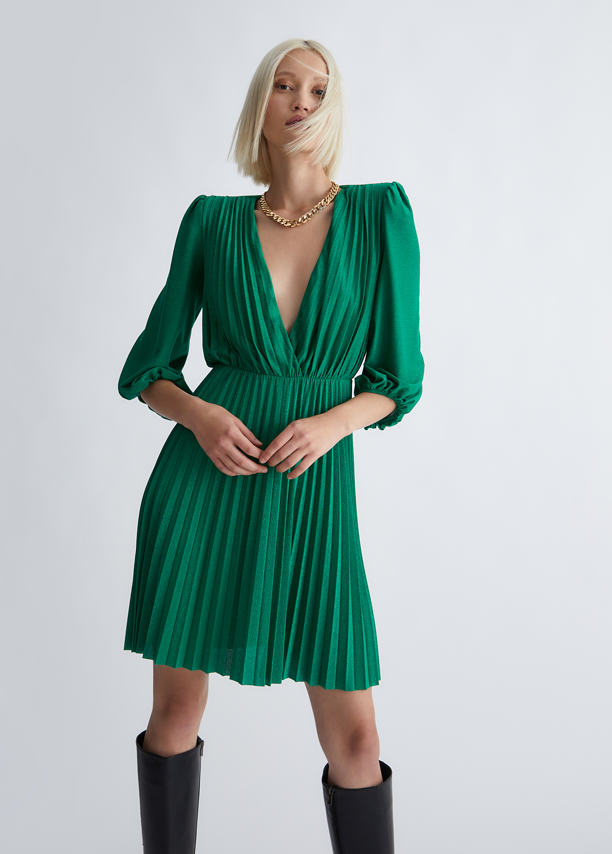 Liujo Robe De Cérémonie Plissée