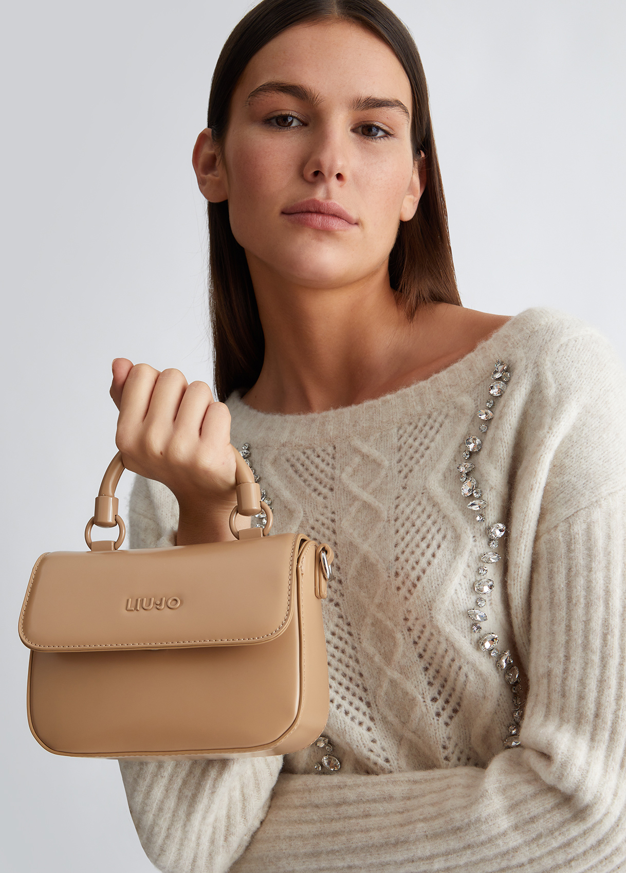 Liujo Sac Porté Main Avec Logo