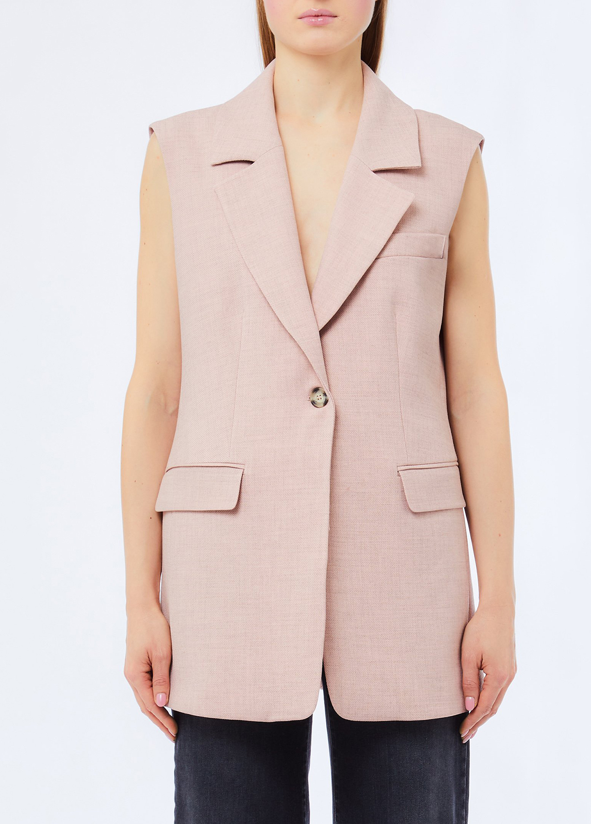 Liu Jo Gilet Long Effet Mélange