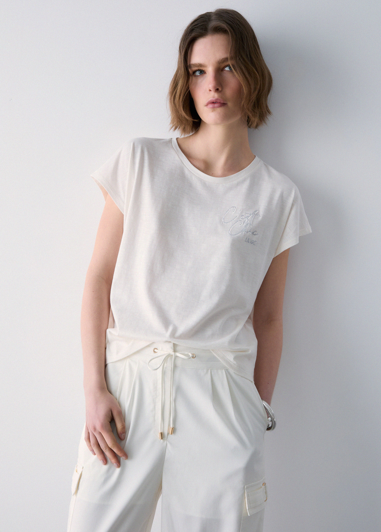 Liu Jo T-shirt Avec Détails Bijoux