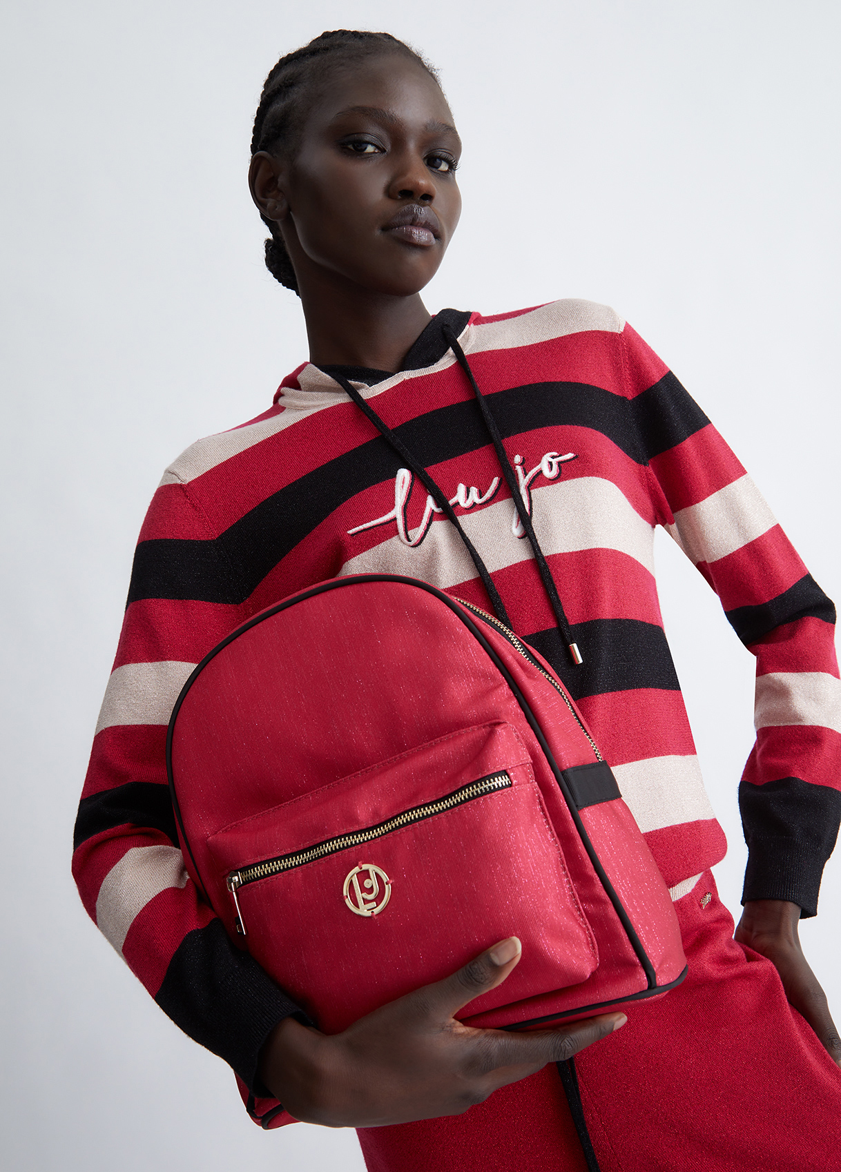 Liujo Sac À Dos En Nylon Avec Logo