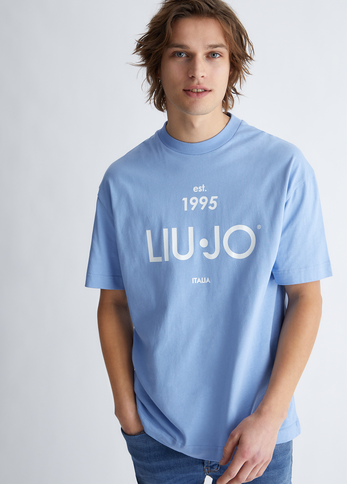 Liujo T-shirt Pour Homme Avec Logo