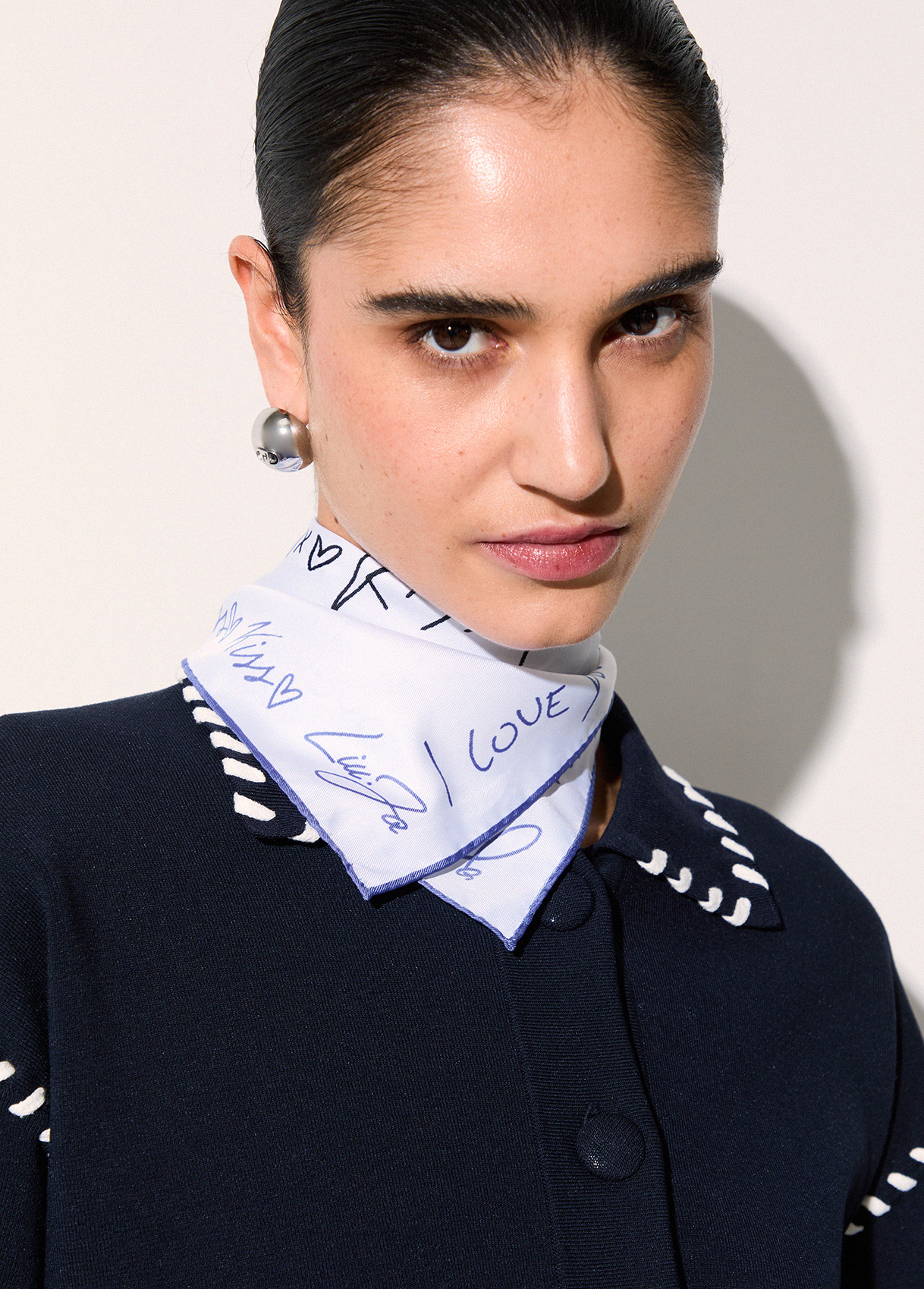 Liu Jo Foulard Avec Imprimé Coeur