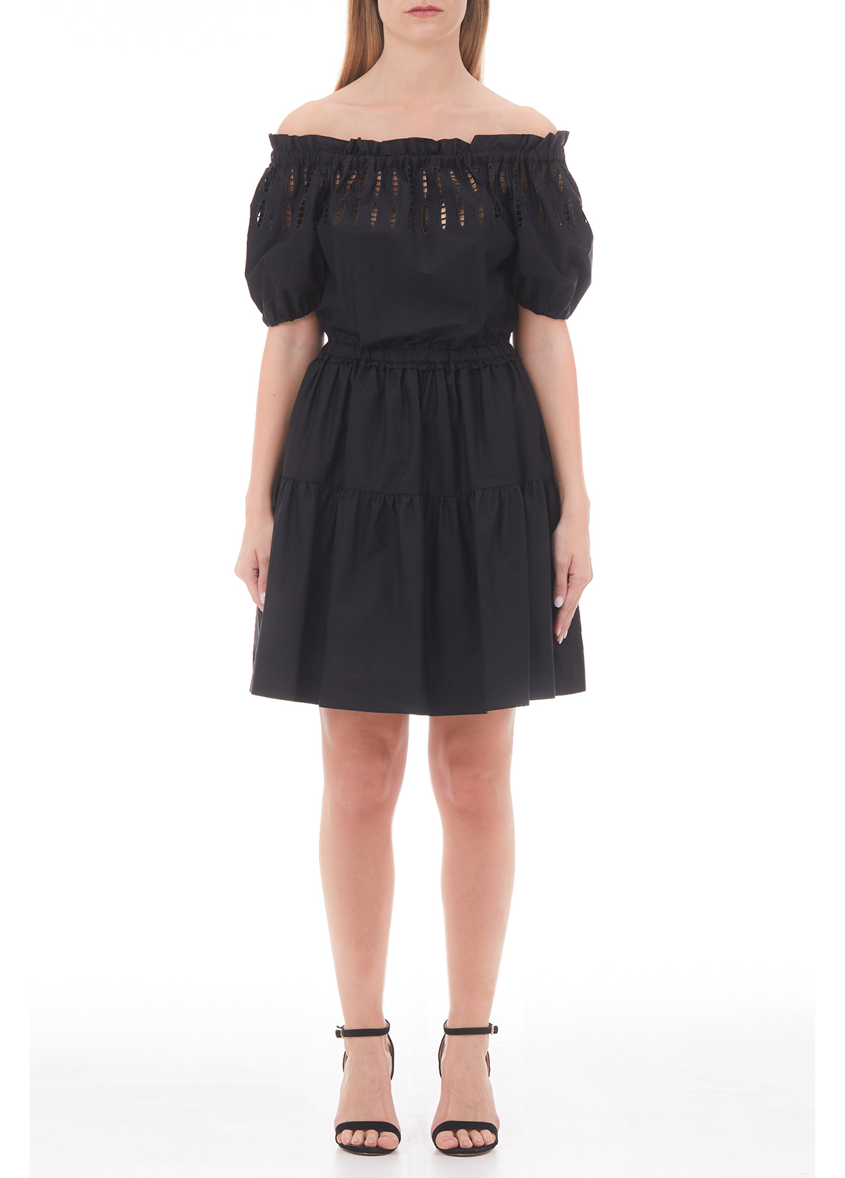 Liujo Robe Courte À Encolure Bardot