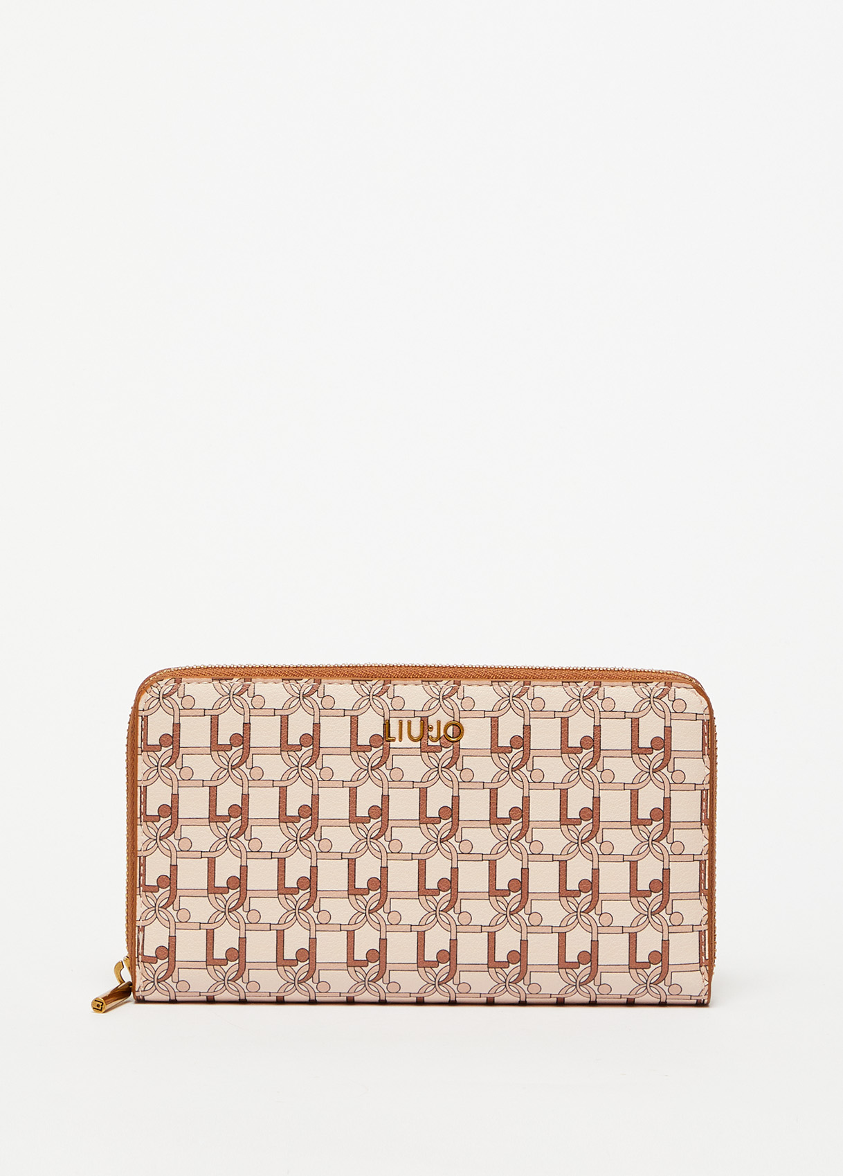Liujo Portefeuille Zippé Tout Autour Avec Logo