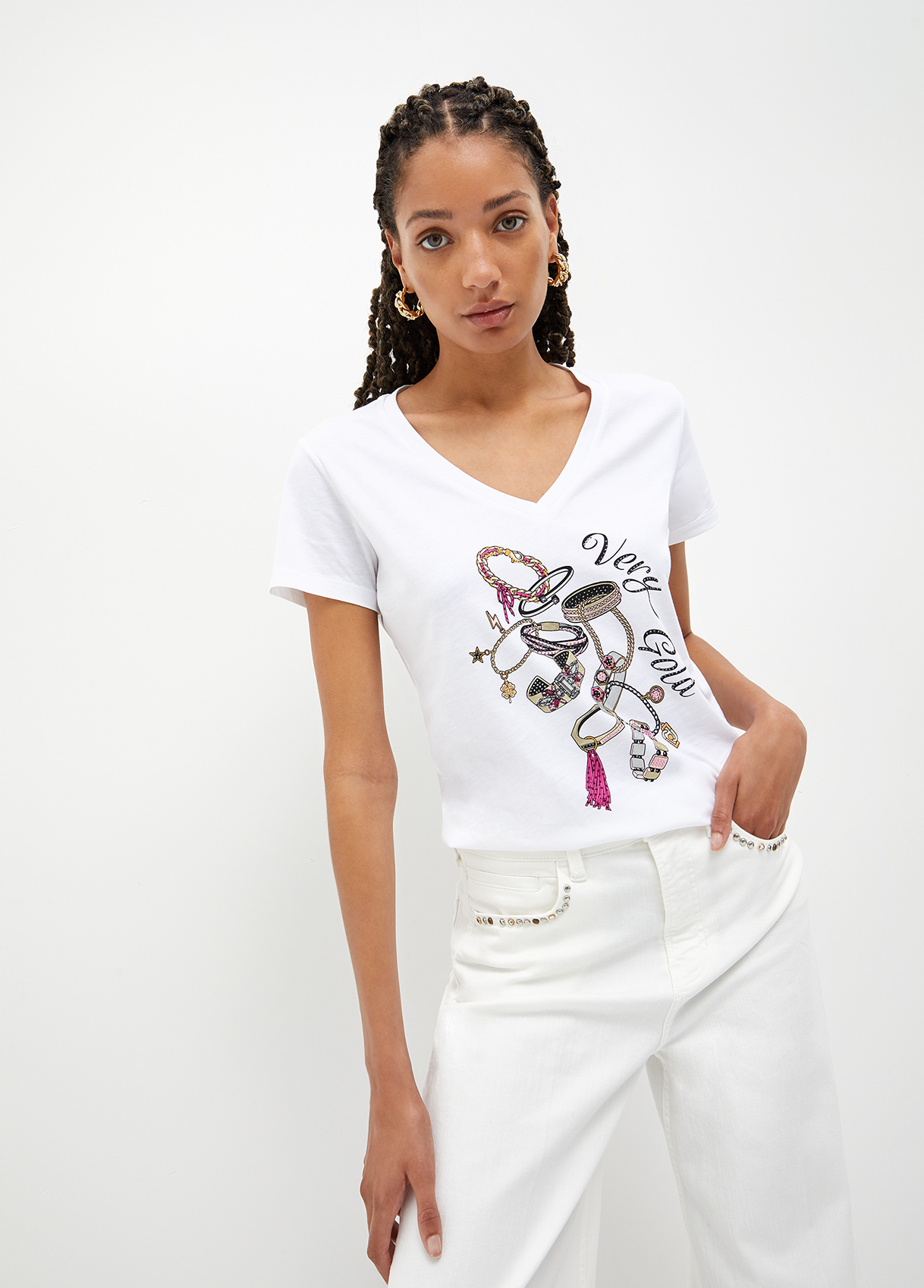 Liujo T-shirt Écoconçu Avec Imprimé