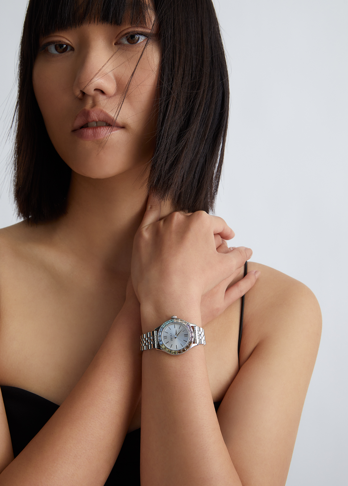 Liujo Montre Avec Pierres Multicolores