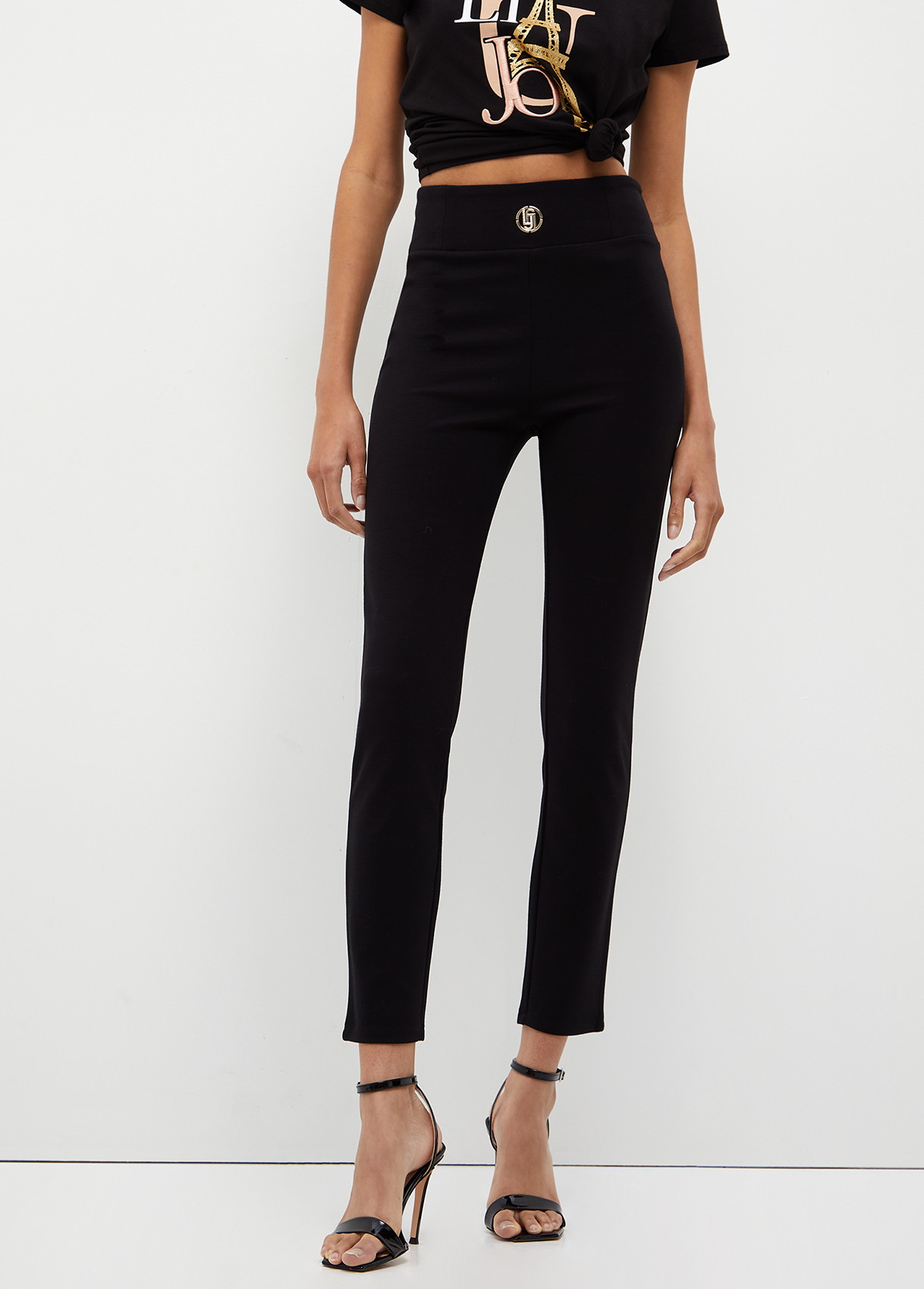 Liujo Pantalon En Jersey Extensible