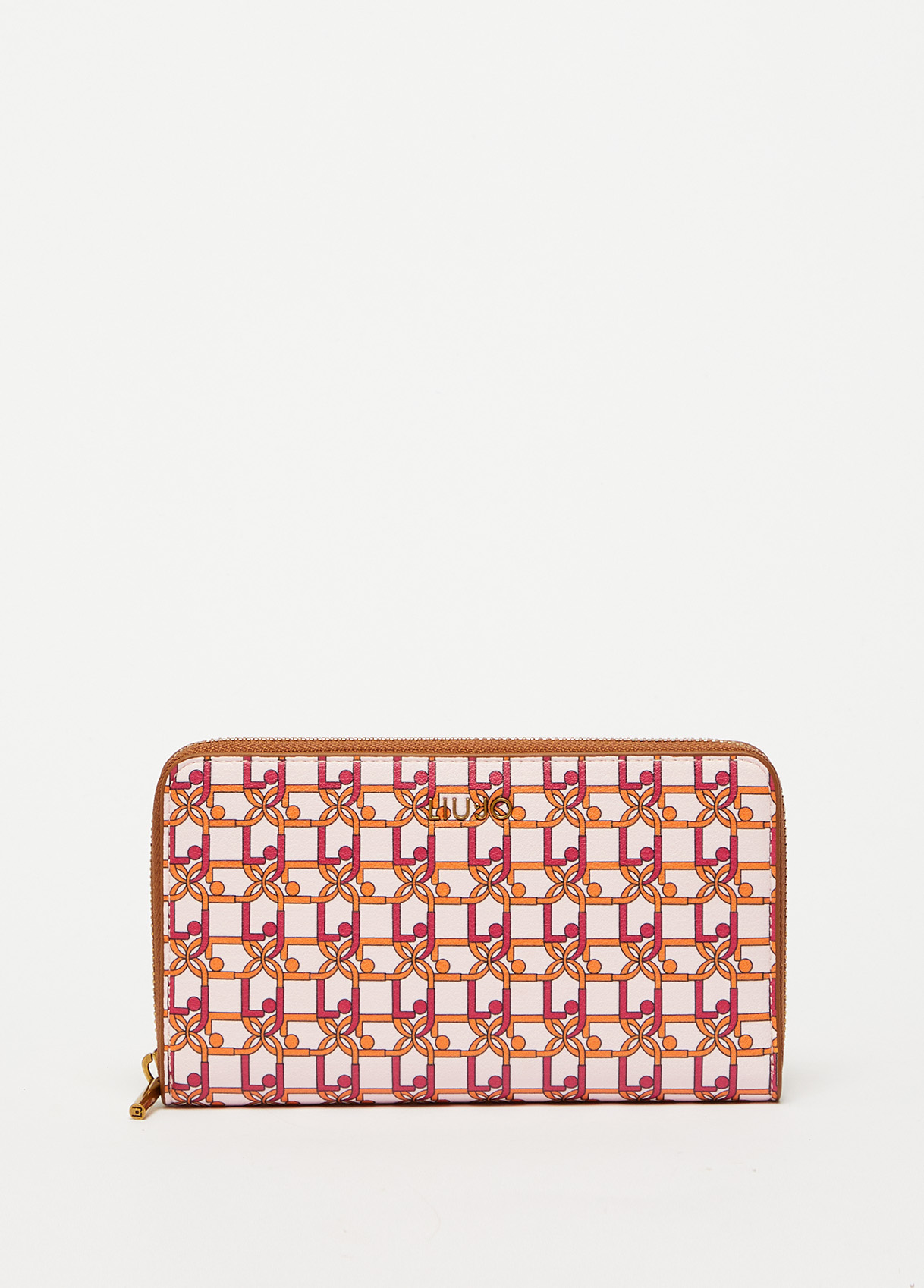 Liujo Portefeuille Zippé Tout Autour Avec Logo