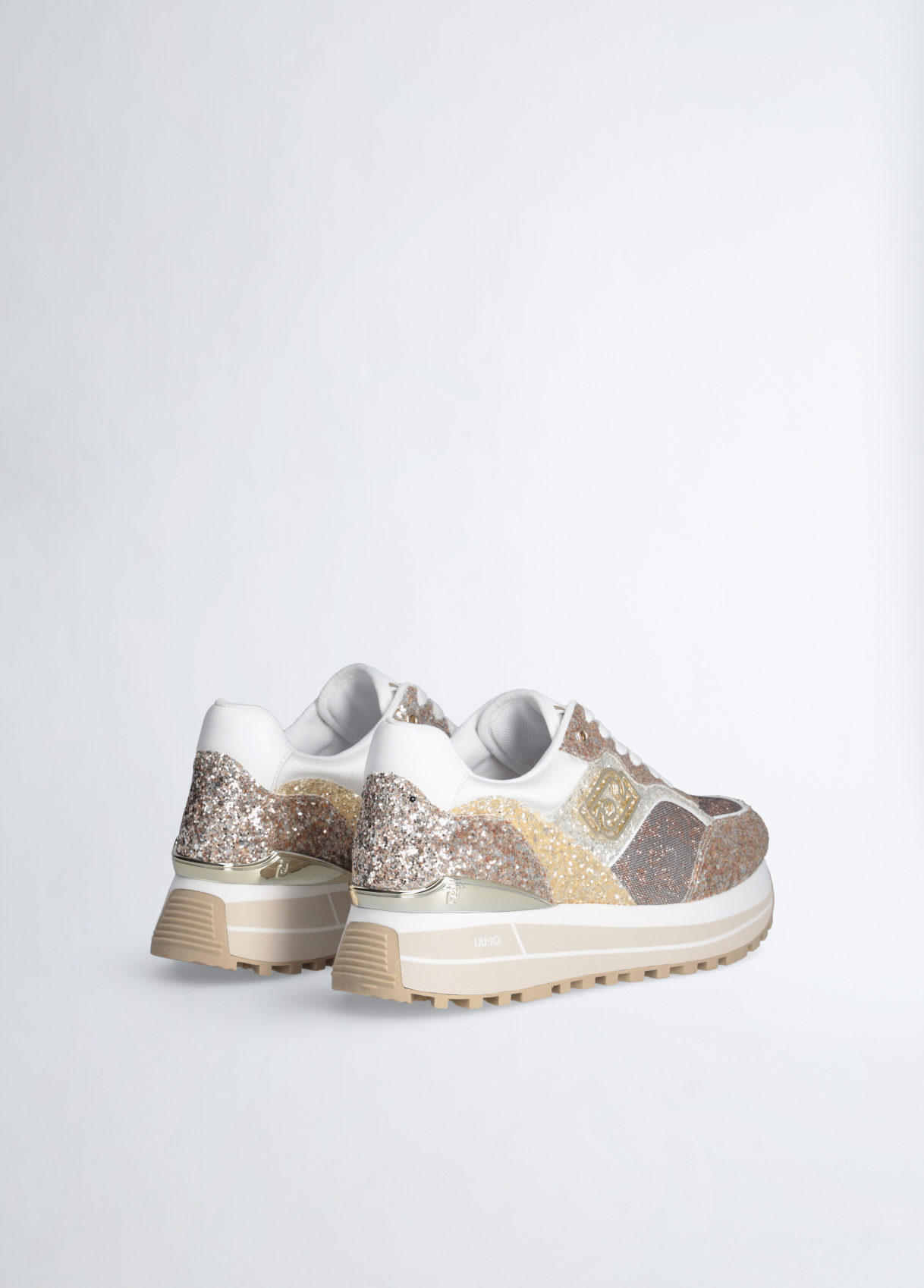 Liu Jo Sneaker Donna Ametista Art.BA5013PX027 - Tomaia Scamosciata E Tessuto, Suola Gomma 4 Cm