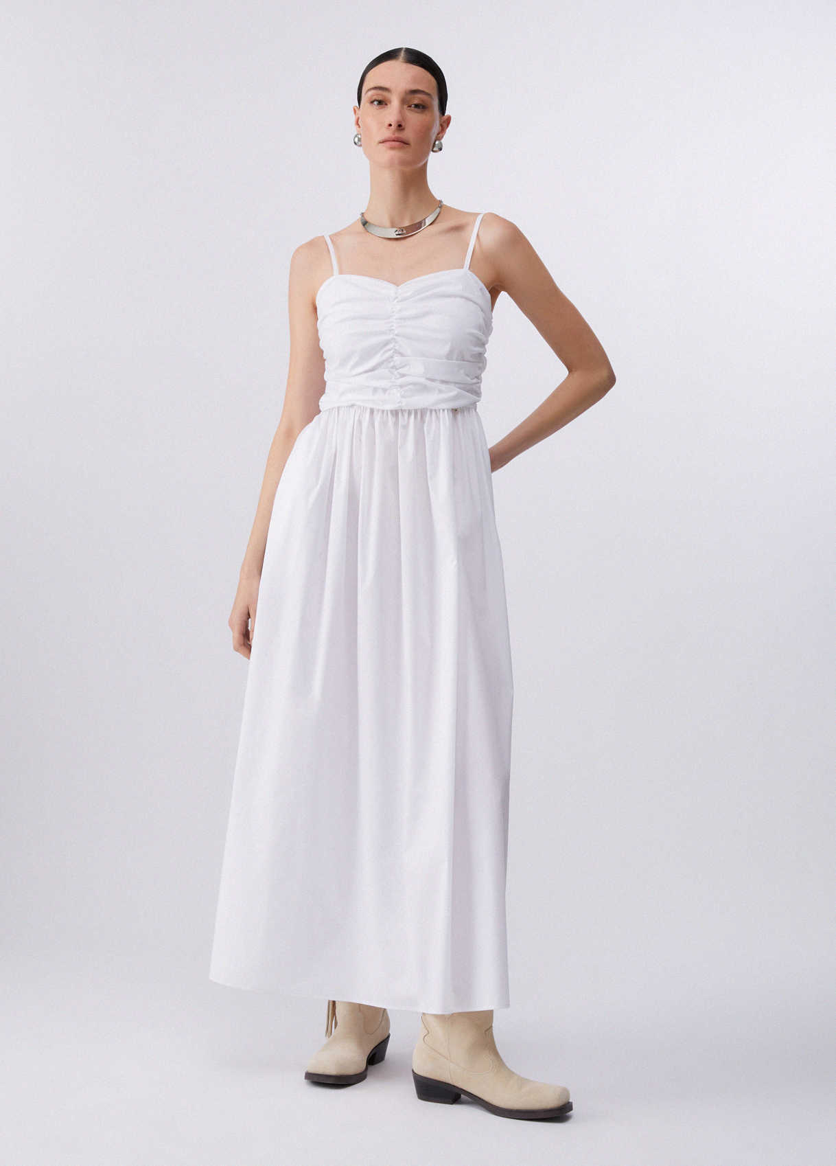 Liu Jo Long Poplin Dress