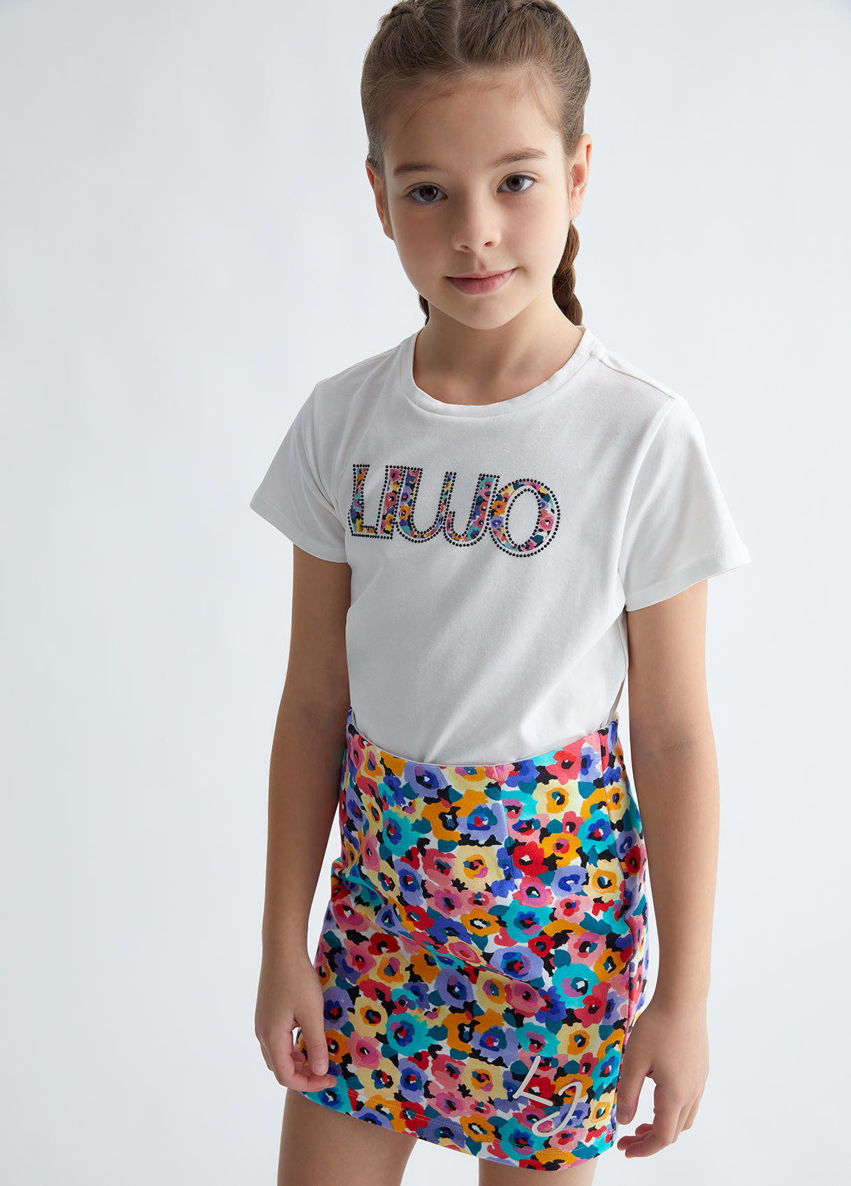 Liujo T-shirt Avec Logo Et Strass