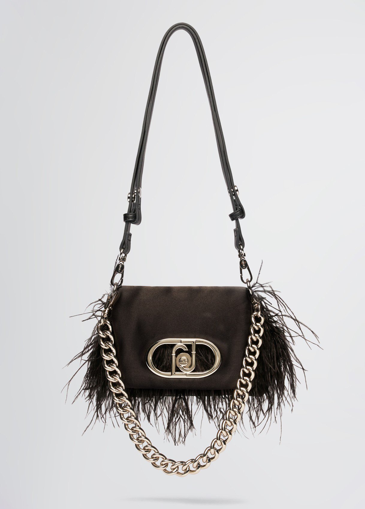 Liu Jo Small Lapuffy Bag With Feathered Detailing