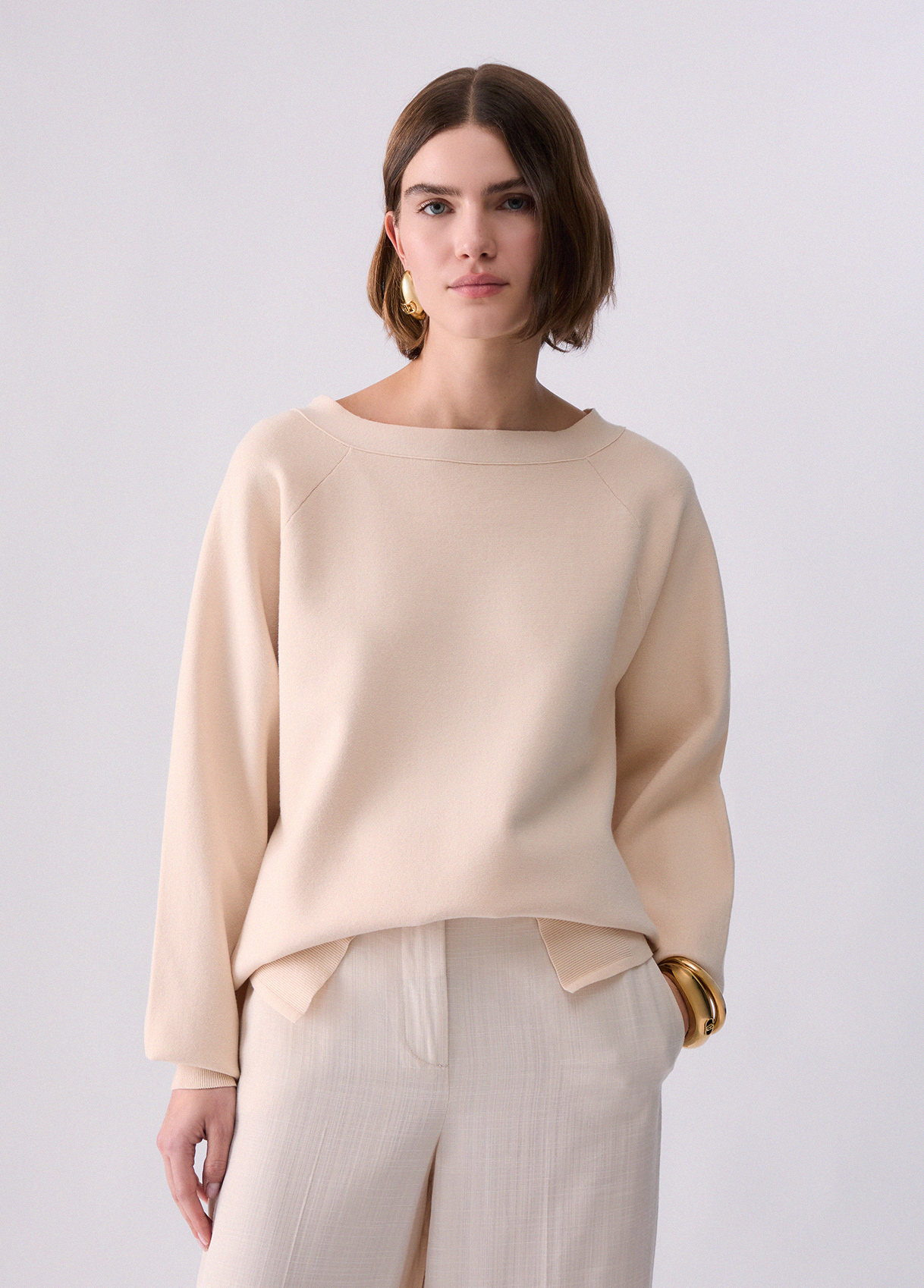 Liu Jo Knit Sweatshirt With Cut-out